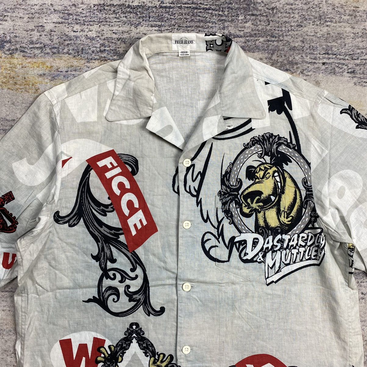 Japanese Brand × Yoshiyuki Konishi archive ficce jeans 1999 all over print button shirt Size US M / EU 48-50 / 2 - 3 Thumbnail