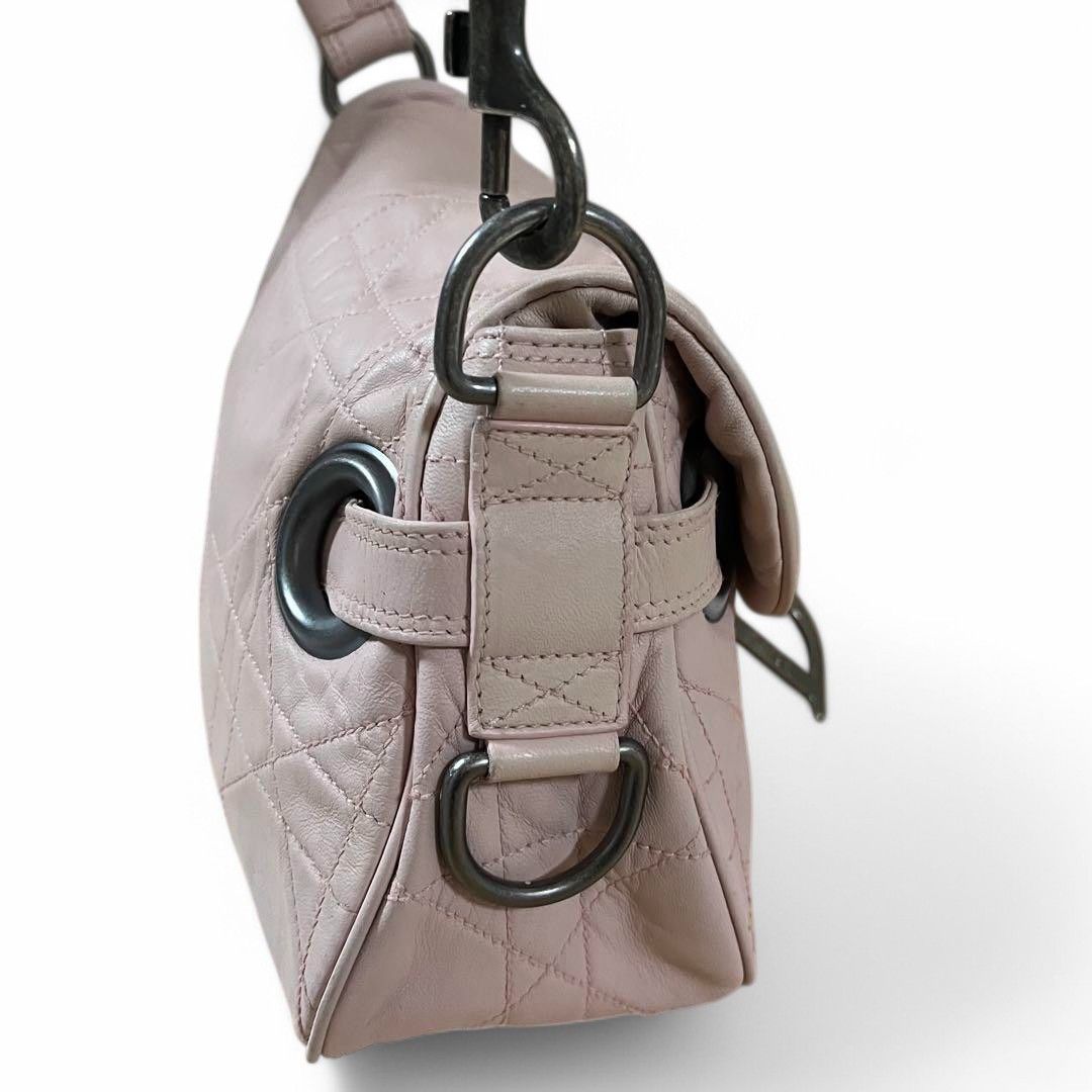 Dior Dior - Pink Leather Handbag Shoulder Bag Charm Tote Size ONE SIZE - 3 Thumbnail