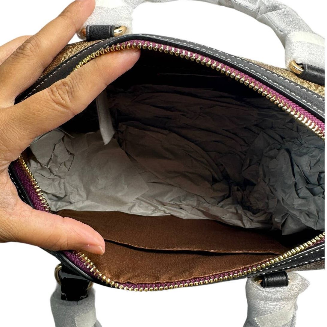 Coach Coach Rowan Satchel In Signature Canvas With Disney Patches Size ONE SIZE - 6 Thumbnail