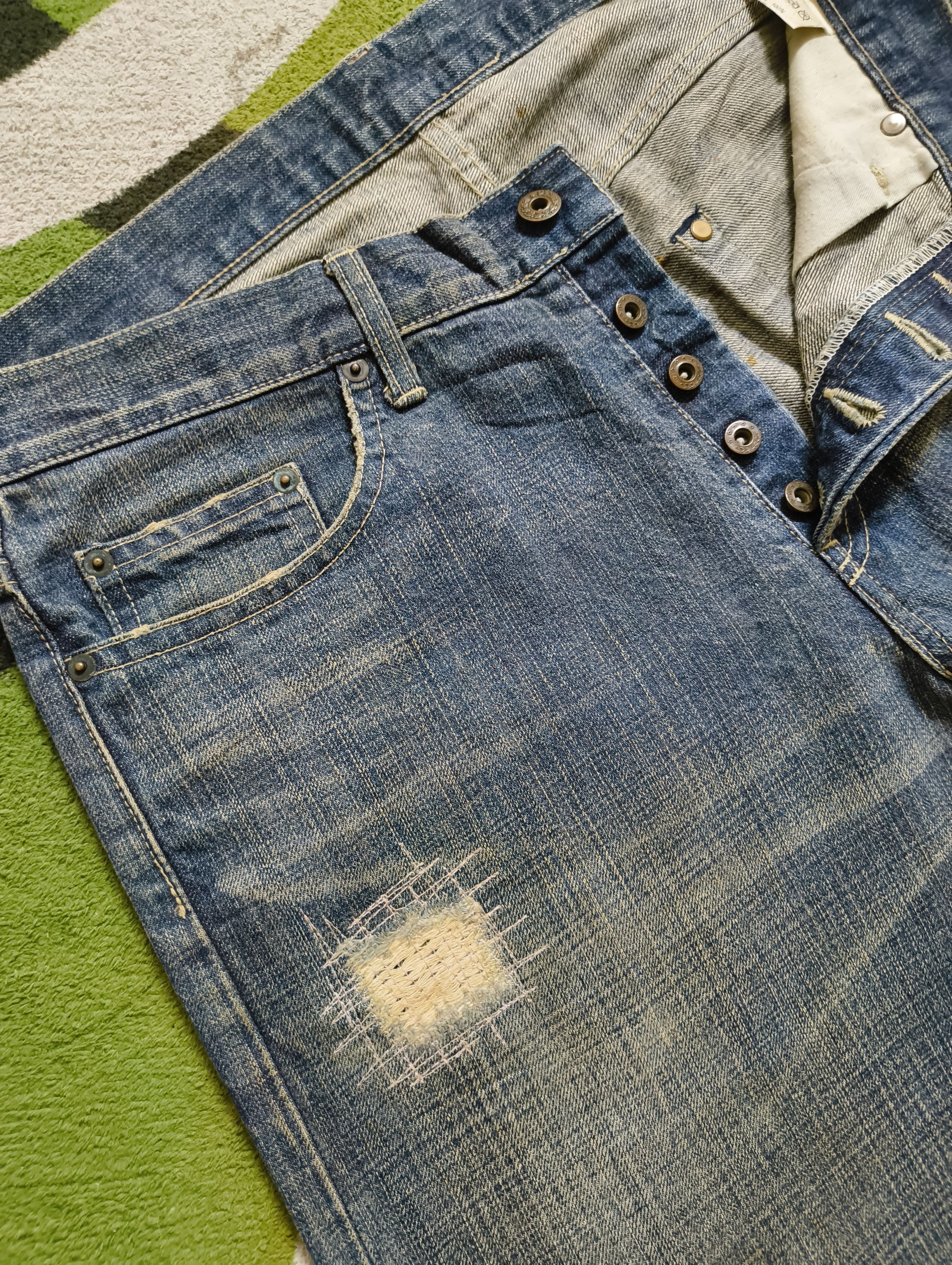 Japanese Brand VINTAGE GLAMB JAPAN DENIM DISTRESSED JEANS Size US 34 / EU 50 - 11 Thumbnail