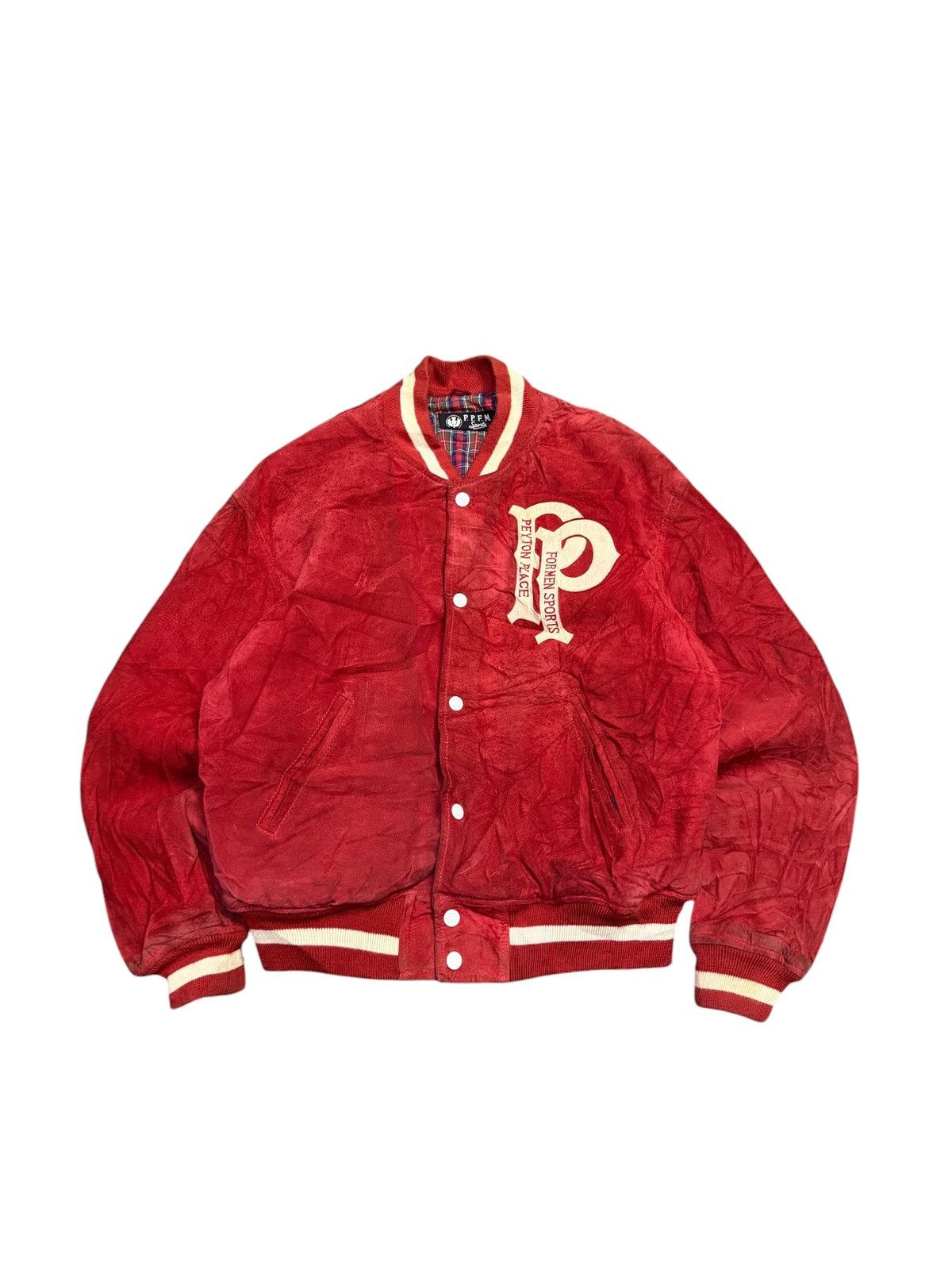 PPFM RARE!!!Vintage 80s PPFM Bomber Leather Jacket Size US M / EU 48-50 / 2 - 1 Thumbnail
