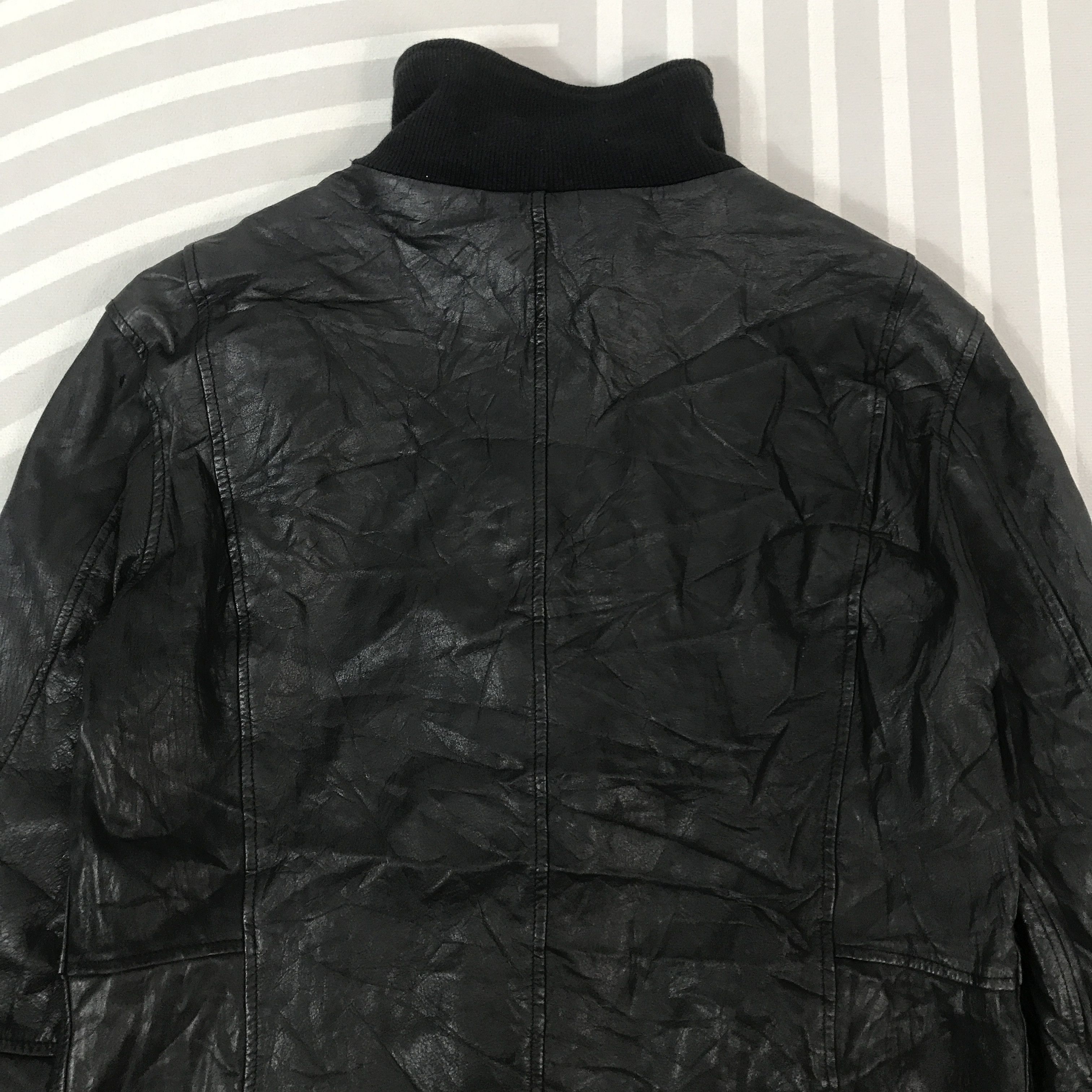 Japanese Brand Vintage Leather Japanese Brand punk Jacket K69B4 Size US M / EU 48-50 / 2 - 4 Thumbnail