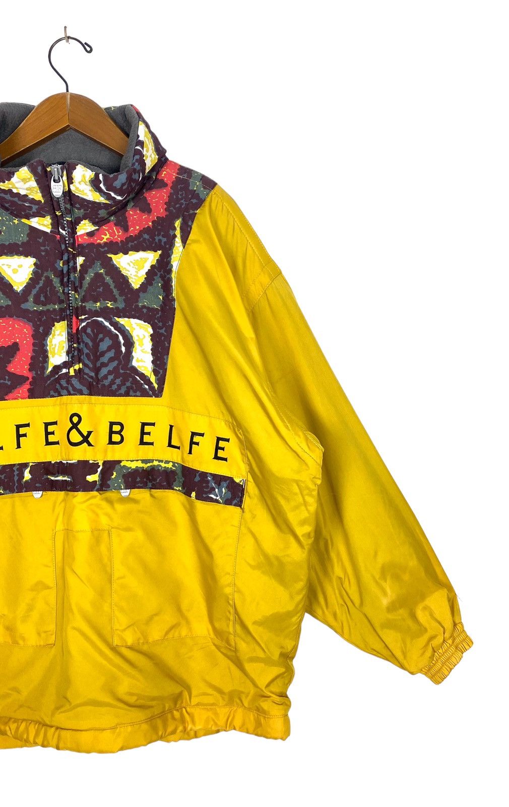 Japanese Brand Rare‼️ Belfe & belfe Jacket Big Logo Hoodie Made in Japan Size US M / EU 48-50 / 2 - 3 Thumbnail