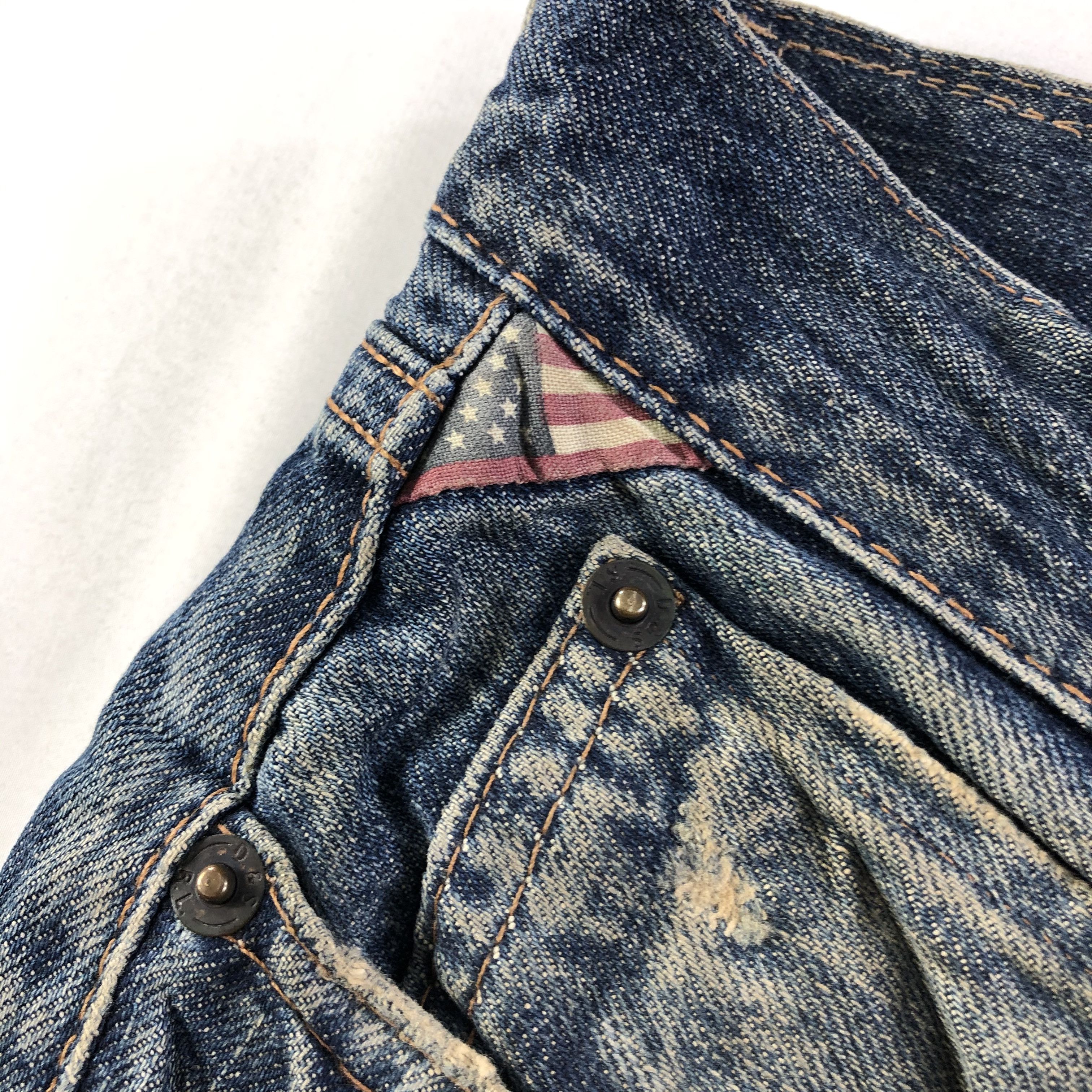 Denim & Supply Ralph Lauren Vintage Denim And Supply Ralph Lauren Selvedge Jeans-JM3709 Size US 37 - 11 Thumbnail