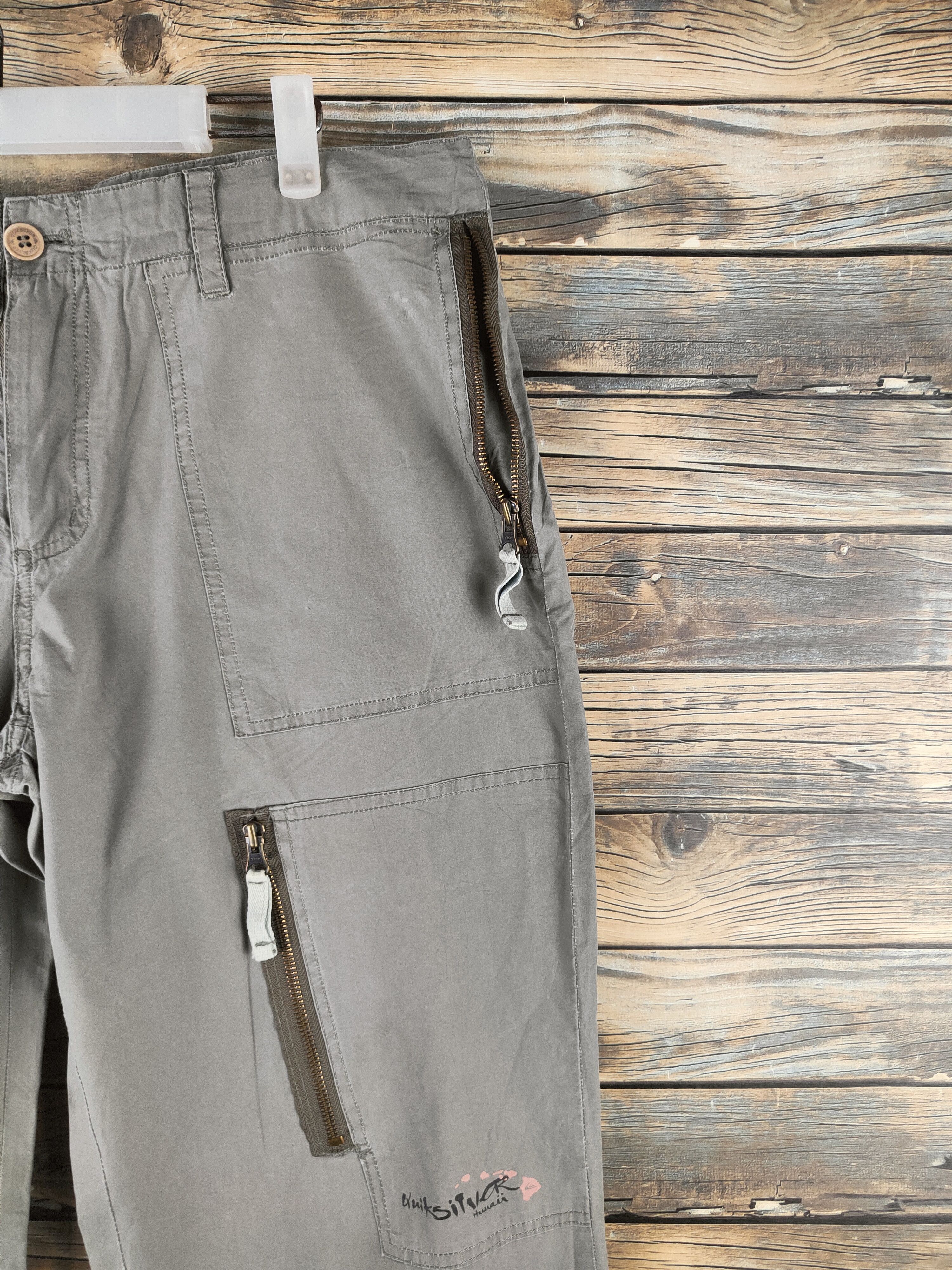 Quiksilver DL Quiksilver Army Green Multipocket Cargo Pants #46-791 Size US 35 - 6 Thumbnail