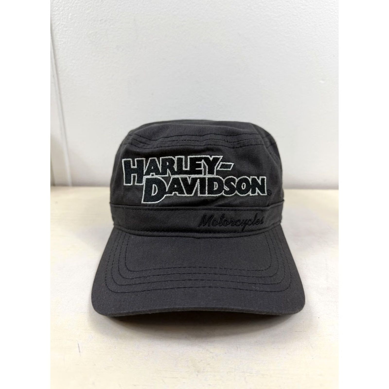 Harley Davidson Harley-Davidson Army Panel Strap Cap - Gray Size ONE SIZE - 2 Thumbnail