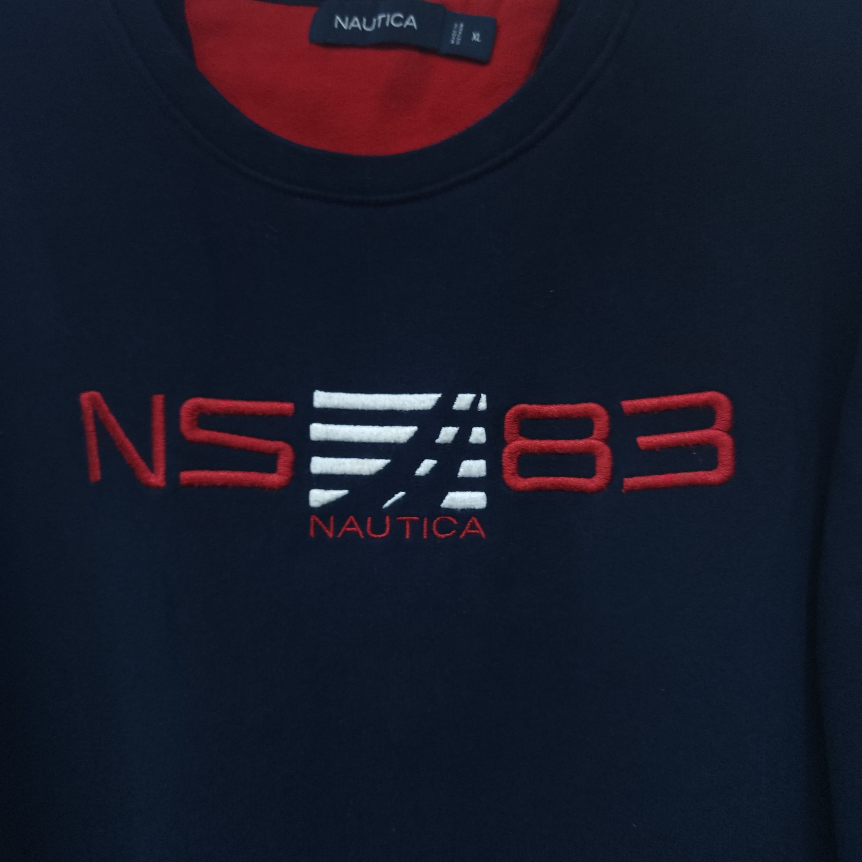 Nautica × Vintage Vintage Nautica NS83 Sweatshirt Size US XL / EU 56 / 4 - 3 Thumbnail