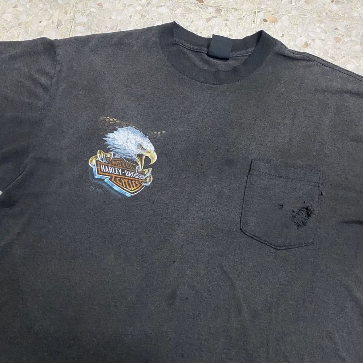 Harley Davidson × Vintage Vintage Harley Davidson 3d Emblem Size US XL / EU 56 / 4 - 2 Thumbnail