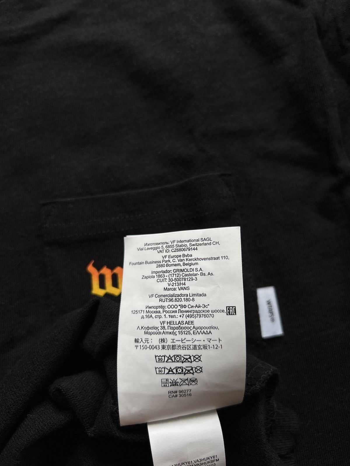 Vans Vans x Wtaps japan flame longsleeve Size US M / EU 48-50 / 2 - 7 Thumbnail