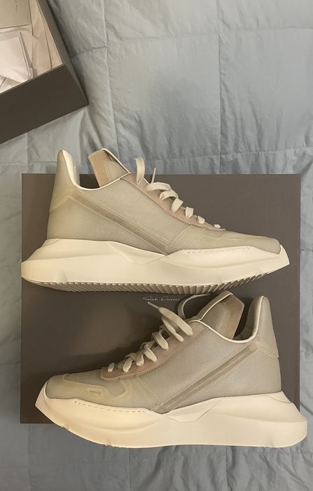 Rick Owens Brand New Transparent Geth Runner EU 44 | Grailed