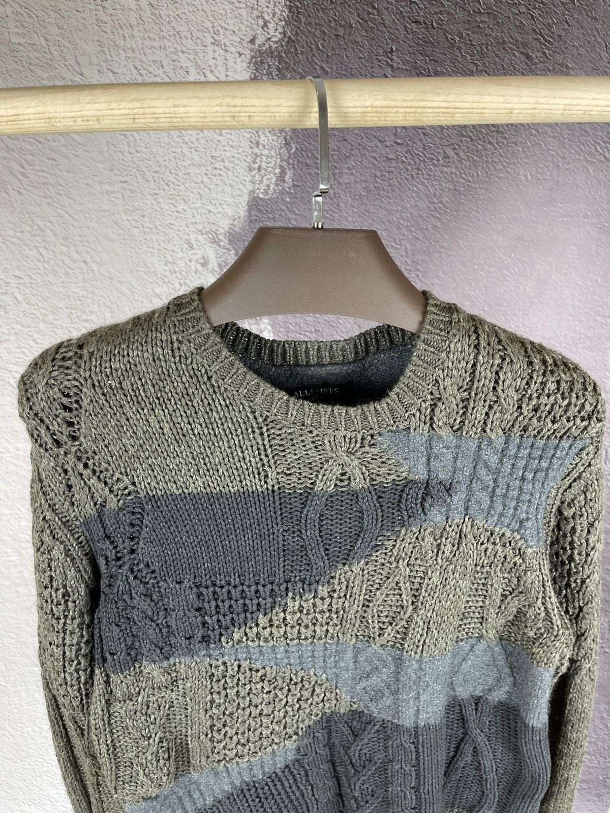 Allsaints Allsaints Minory crew colour blocked sweater knitwear Size US L / EU 52-54 / 3 - 10 Thumbnail