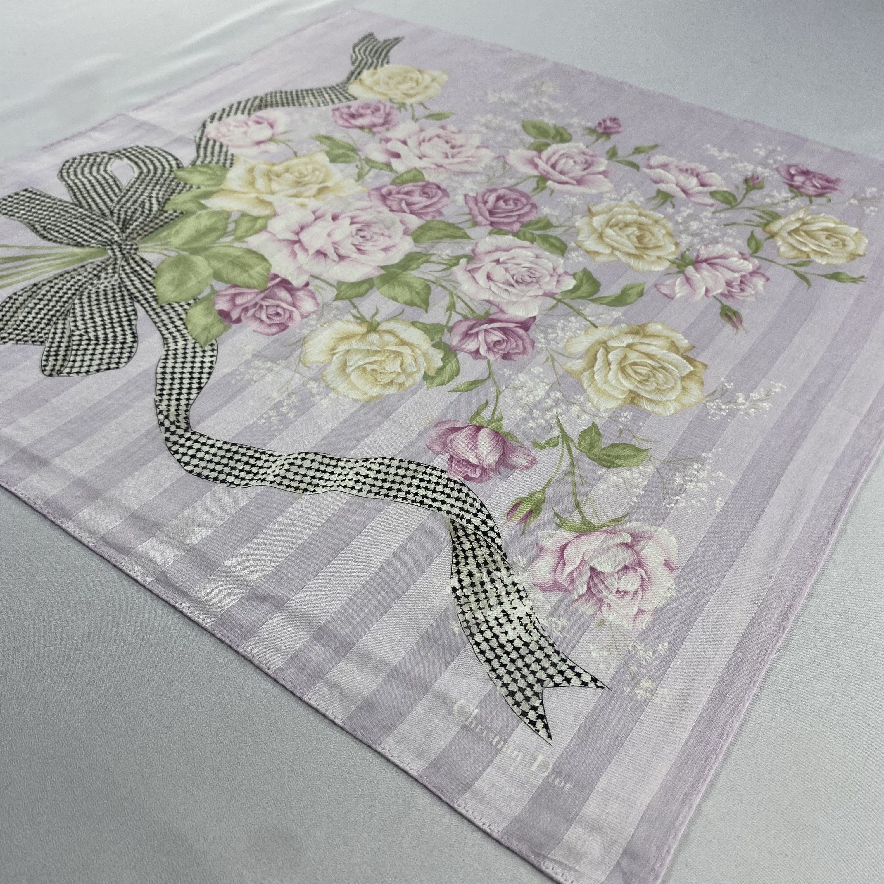 Vintage Christian Dior Monsieur Handkerchief / Neckerchief-P803 Size ONE SIZE - 2 Thumbnail