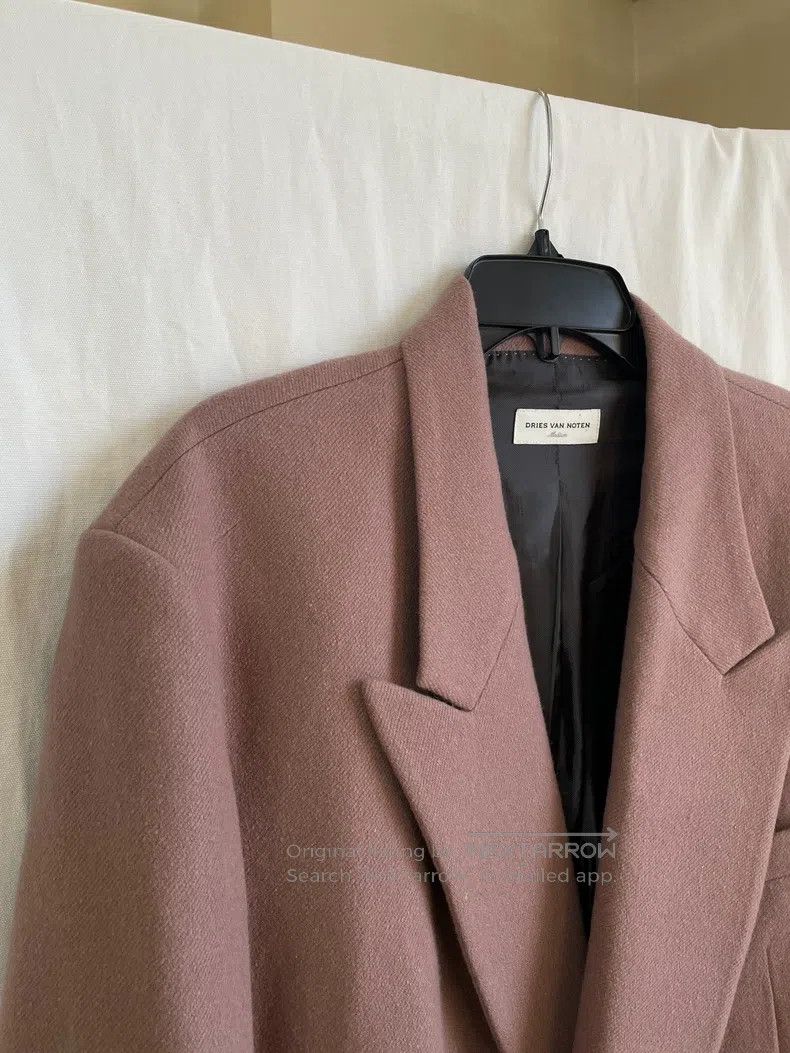 Dries Van Noten Dries Van Noten Dusty Pink Suit Jacket Size US M / EU 48-50 / 2 - 2 Thumbnail