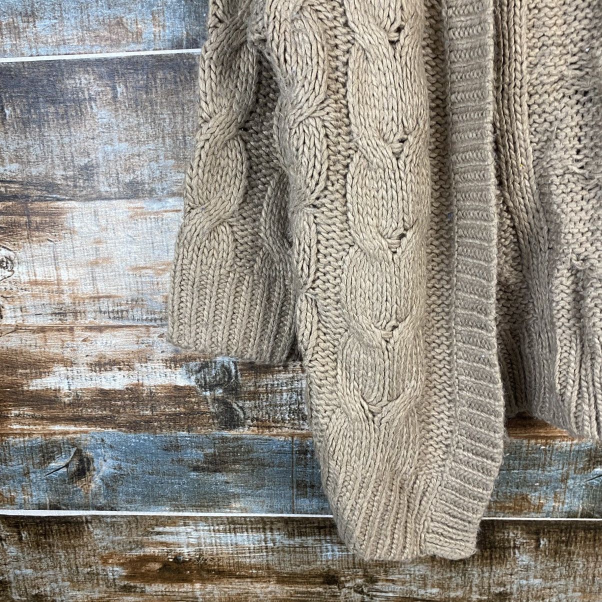Vintage DL GU Beige Cardigan crochet Knitwear #C1180 Size S / US 4 / IT 40 - 7 Thumbnail