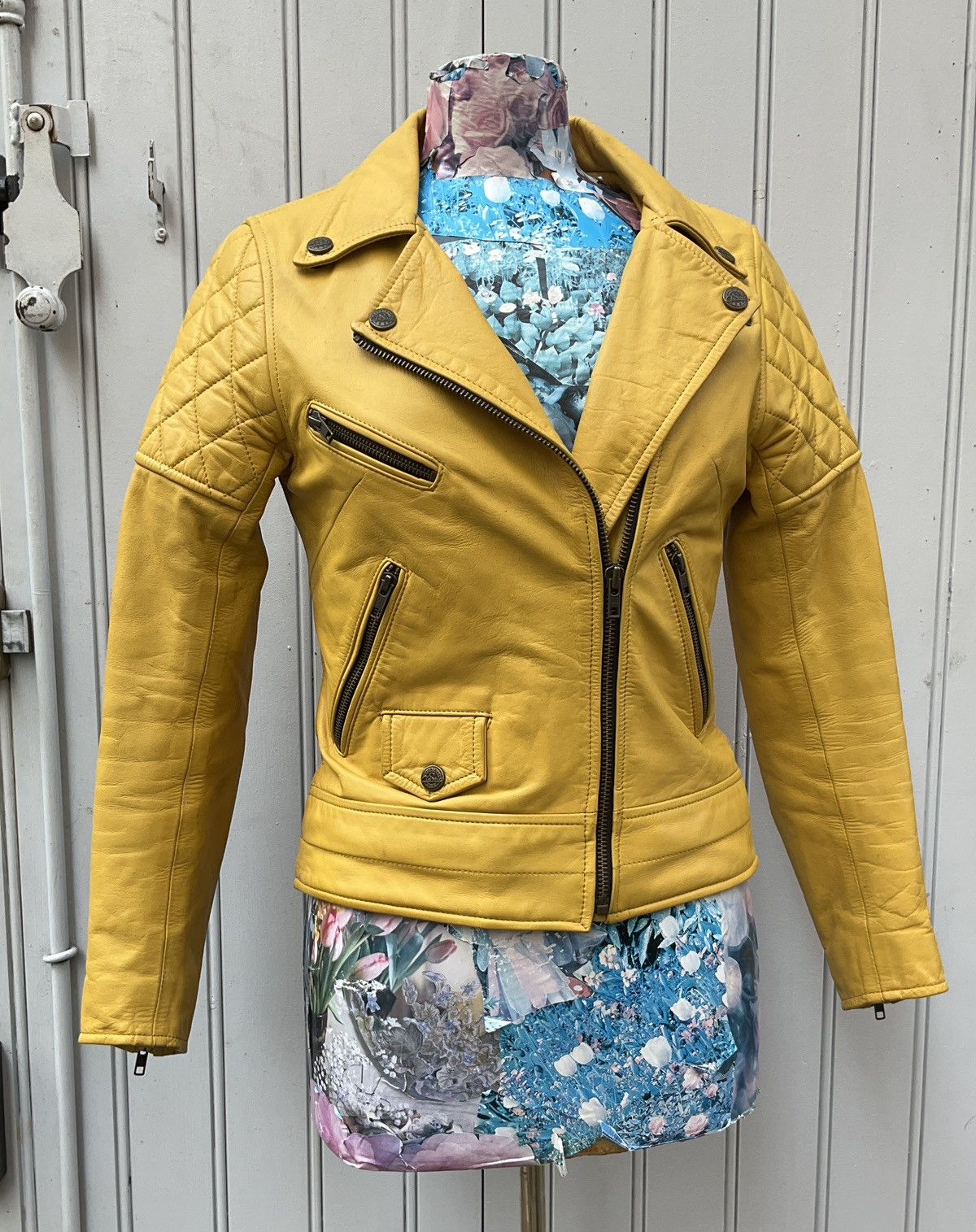 Vintage Vintage leather biker Size S / US 4 / IT 40 - 1 Thumbnail