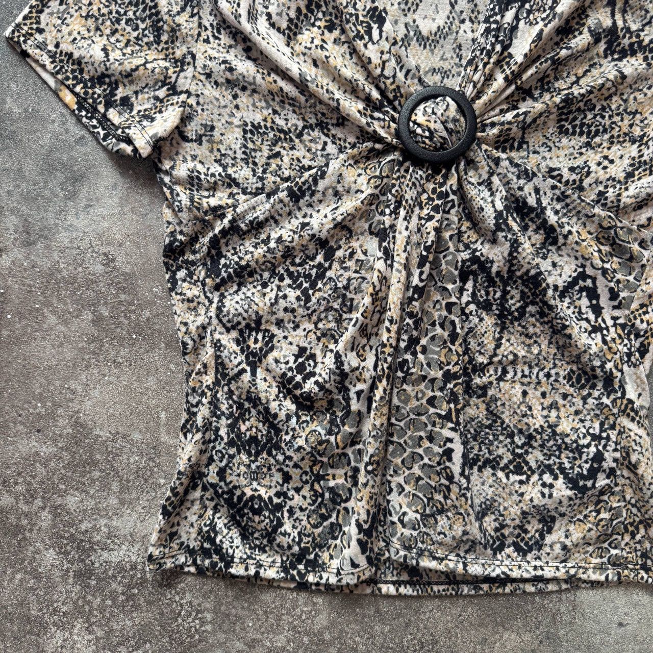 Hysteric Glamour Snake Skin Print Vintage Y2K Super Sexy Blouse Size L / US 10 / IT 46 - 5 Thumbnail