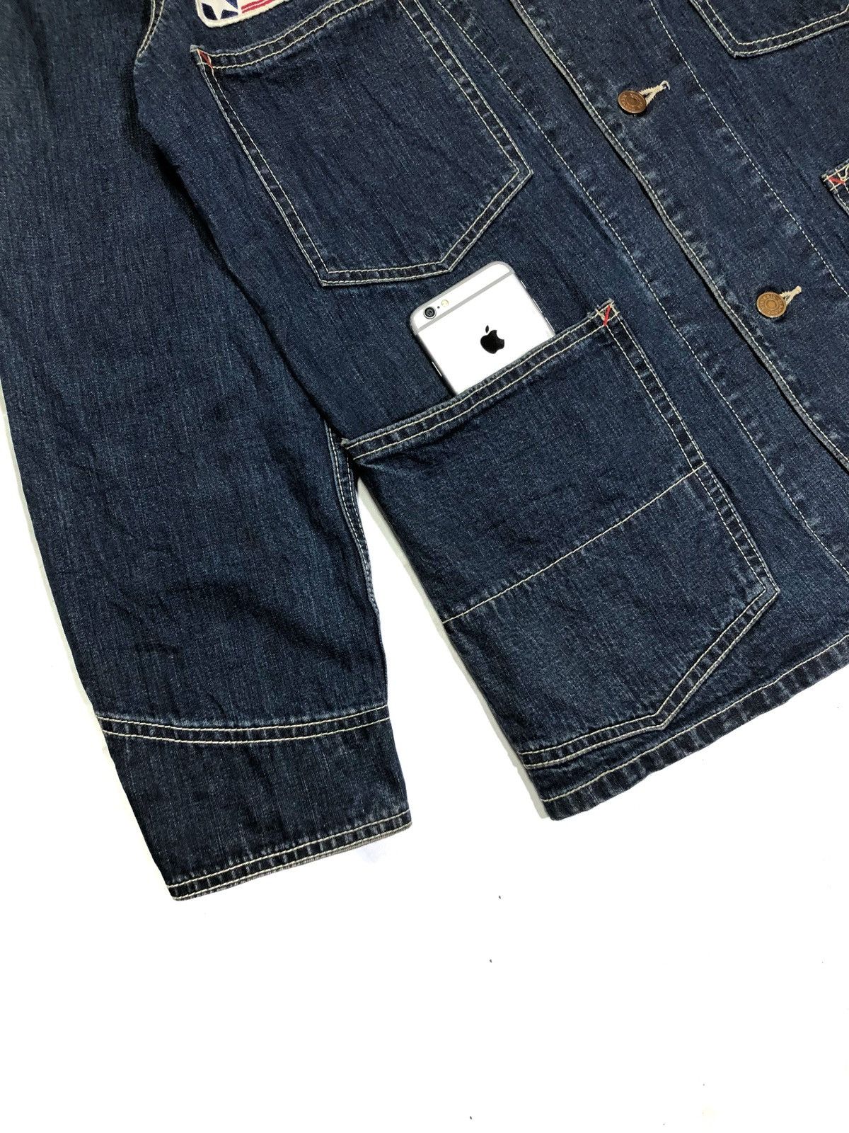 Hysteric Glamour × Japanese Brand × Le Grande Bleu (L.G.B.) Hysteric Glamour Chaos Patch Chore Jacket Size US M / EU 48-50 / 2 - 4 Thumbnail