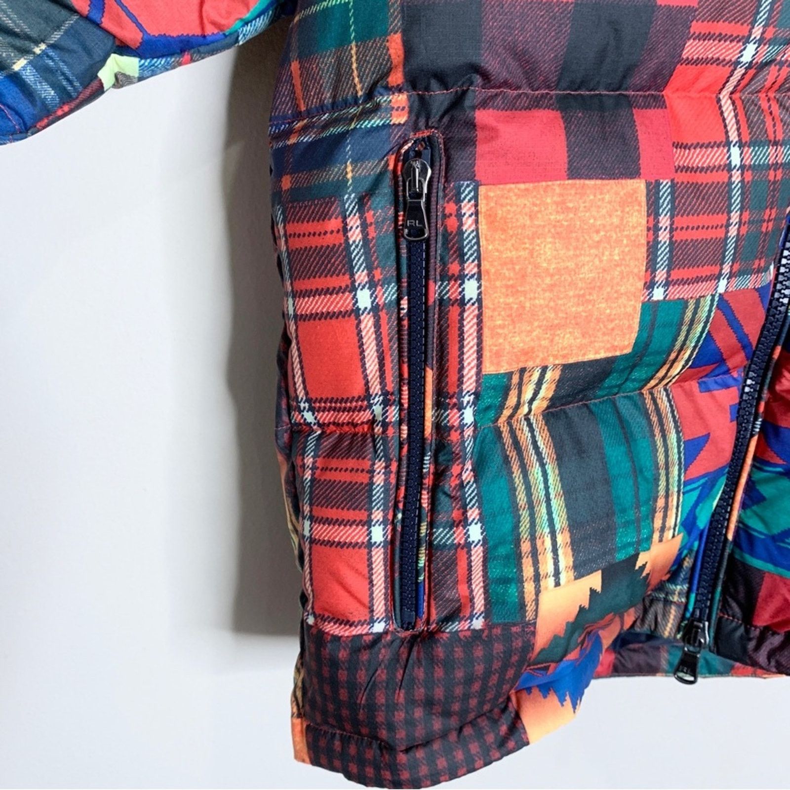 Polo Ralph Lauren Ralph Lauren Polo Patchwork Ripstop Down Puffer (Sz M) Plaid Size US M / EU 48-50 / 2 - 9 Thumbnail
