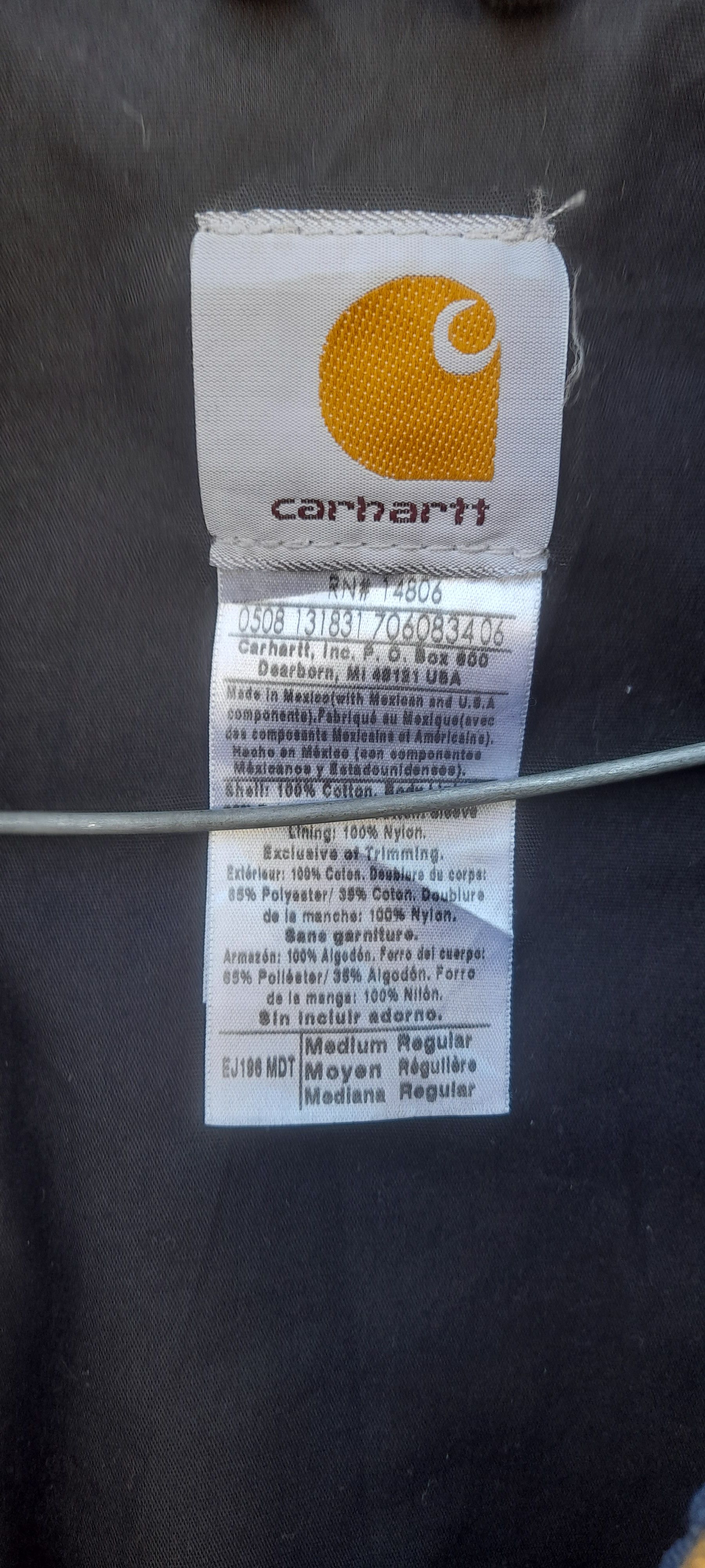 Carhartt Vintage Carhartt detroit blue unlined EJ196MDT Medium Jacket Size US M / EU 48-50 / 2 - 10 Thumbnail