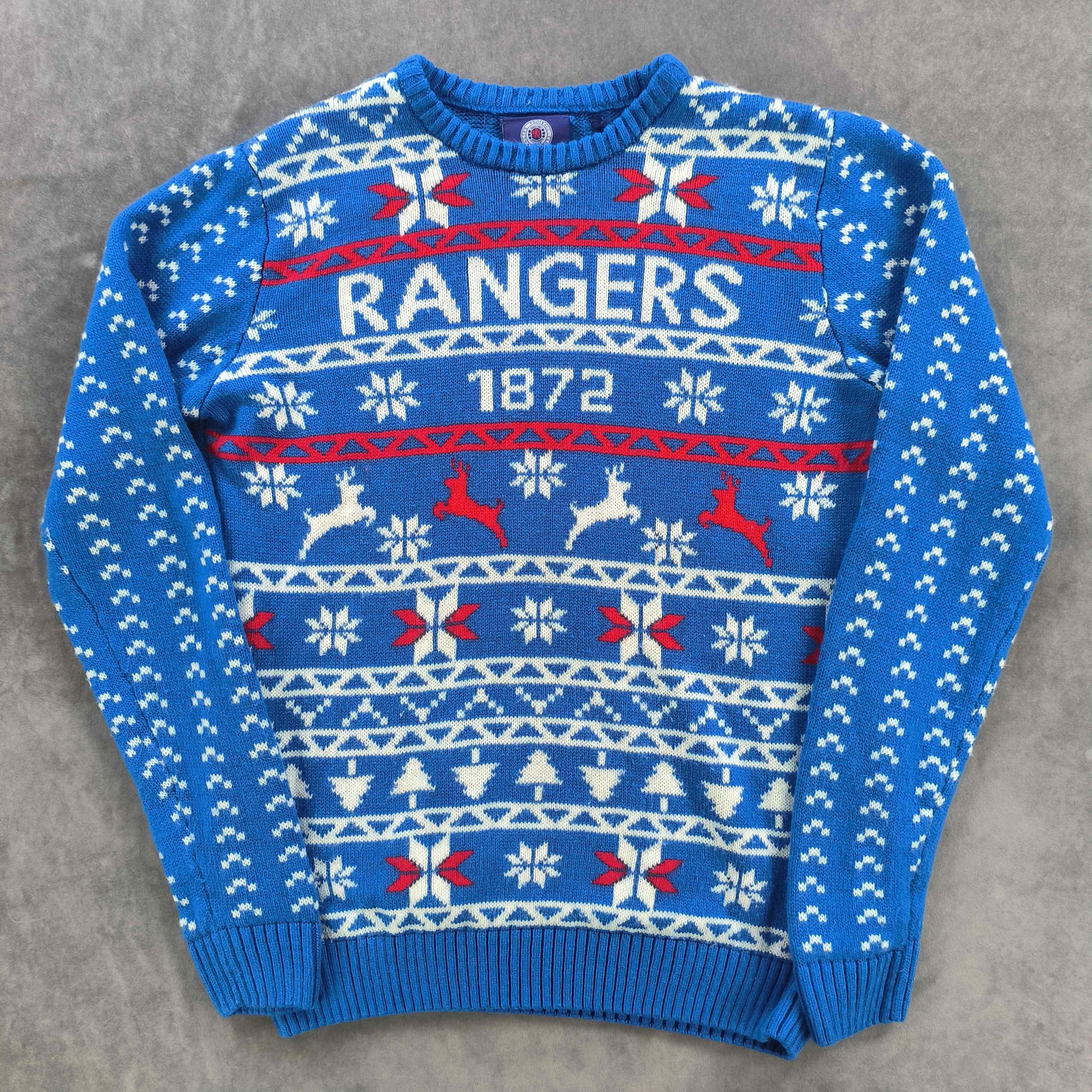 Other Rangers Christmas football sweater size M Size US M / EU 48-50 / 2 - 1 Thumbnail