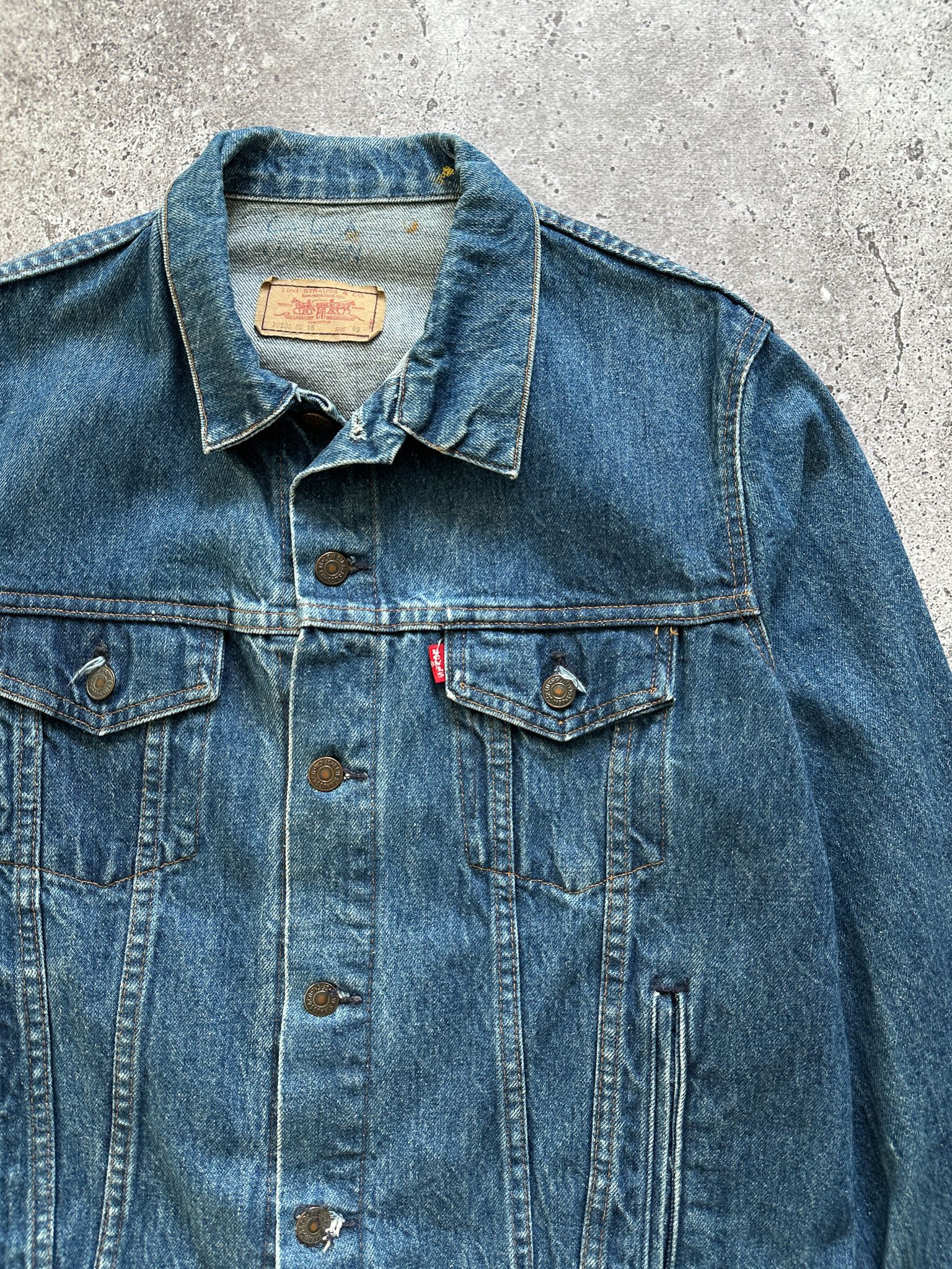 Levi's Vintage Levis 90s Trucker Denim Jacket Size US S / EU 44-46 / 1 - 8 Thumbnail