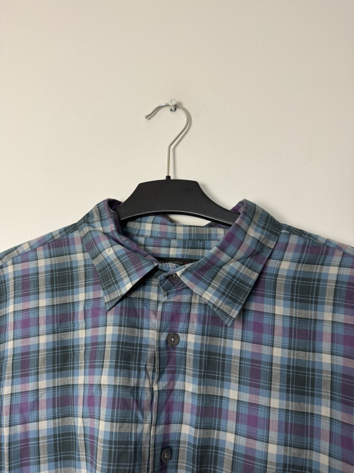 John Varvatos Vintage John Varvatos USA long sleeve check shirt luxury Size US XL / EU 56 / 4 - 14 Thumbnail