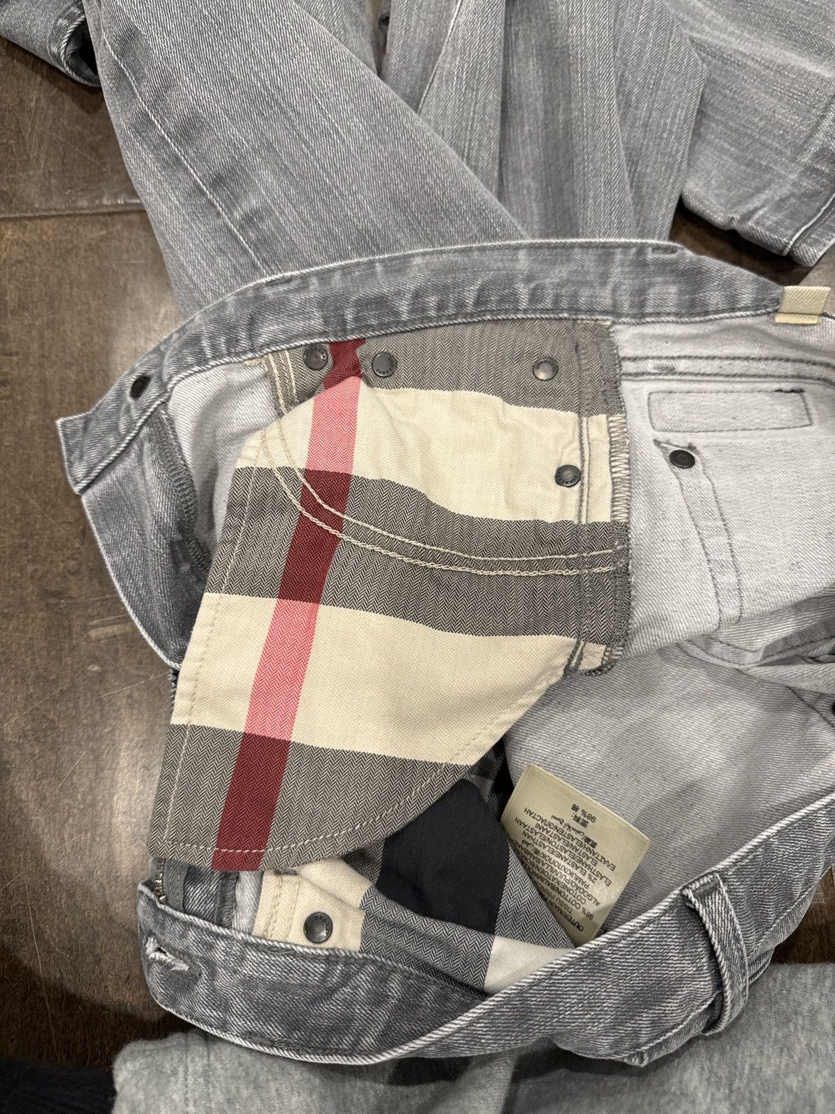Burberry × Vintage ⚡️Burberry Brit Steadman Jeans Size 29" - 5 Thumbnail