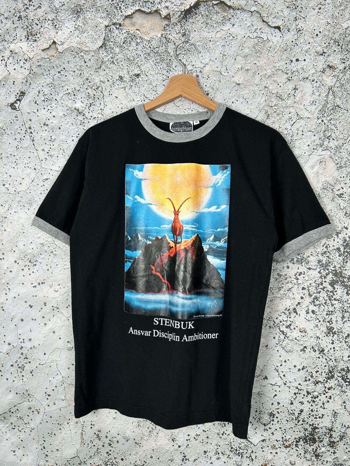 Vintage Vintage Astrology Graphic Tee Alternative Rock Punk Grunge Size US M / EU 48-50 / 2 - 1 Thumbnail