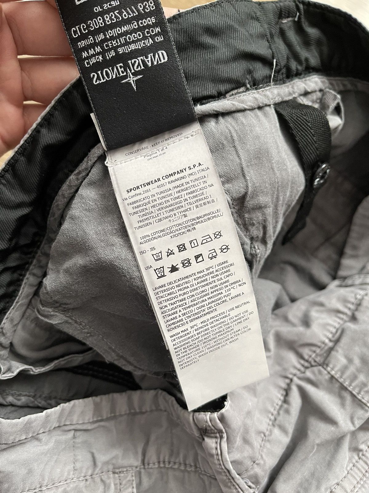 Stone Island 2020 S/S Stone Island Cargo Pants Trousers Size US 31 - 17 Thumbnail