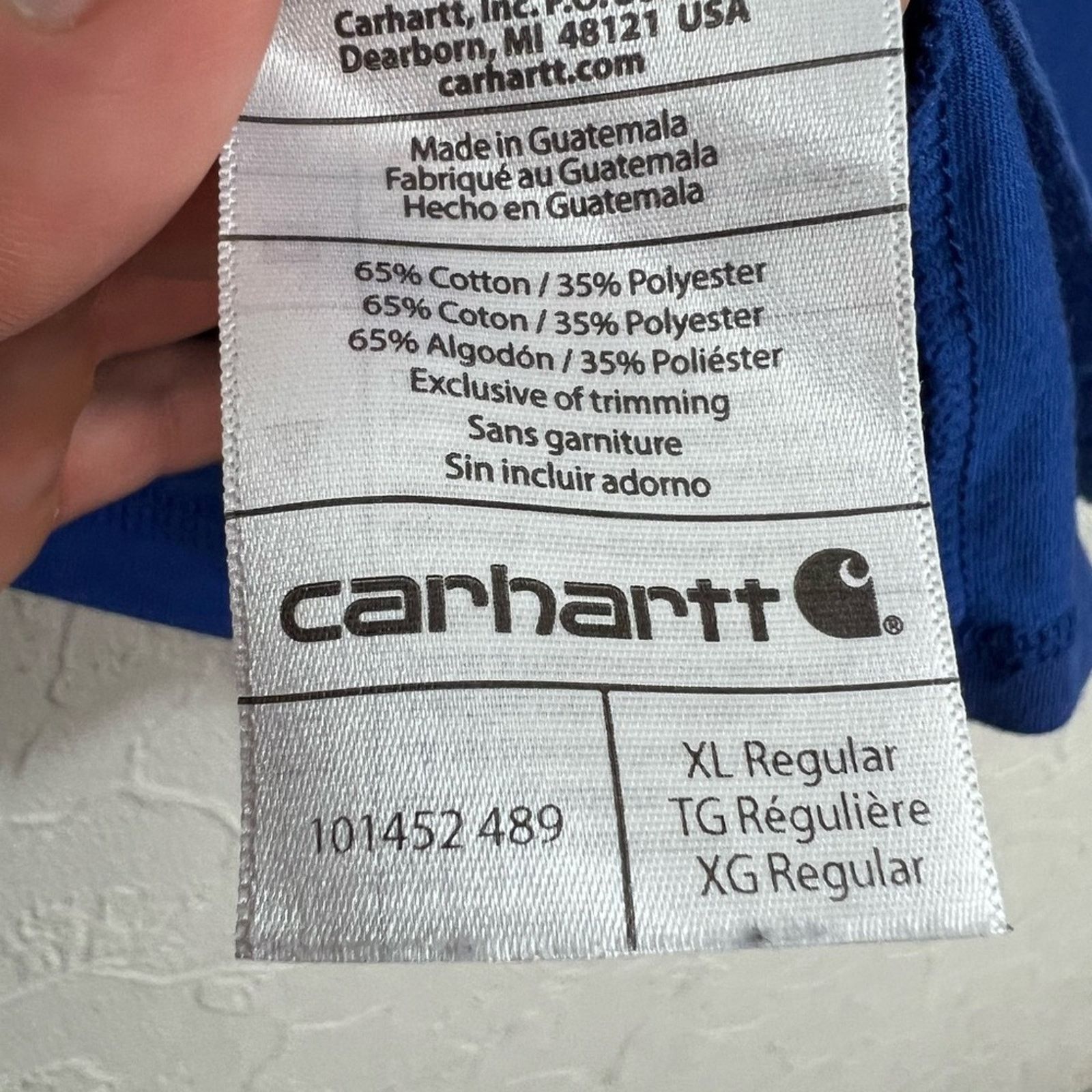 Carhartt CARHARTT FORCE LIGHTWEIGHT QUARTER ZIP LONGSLEEVE XL CLEAN Size US XL / EU 56 / 4 - 7 Thumbnail