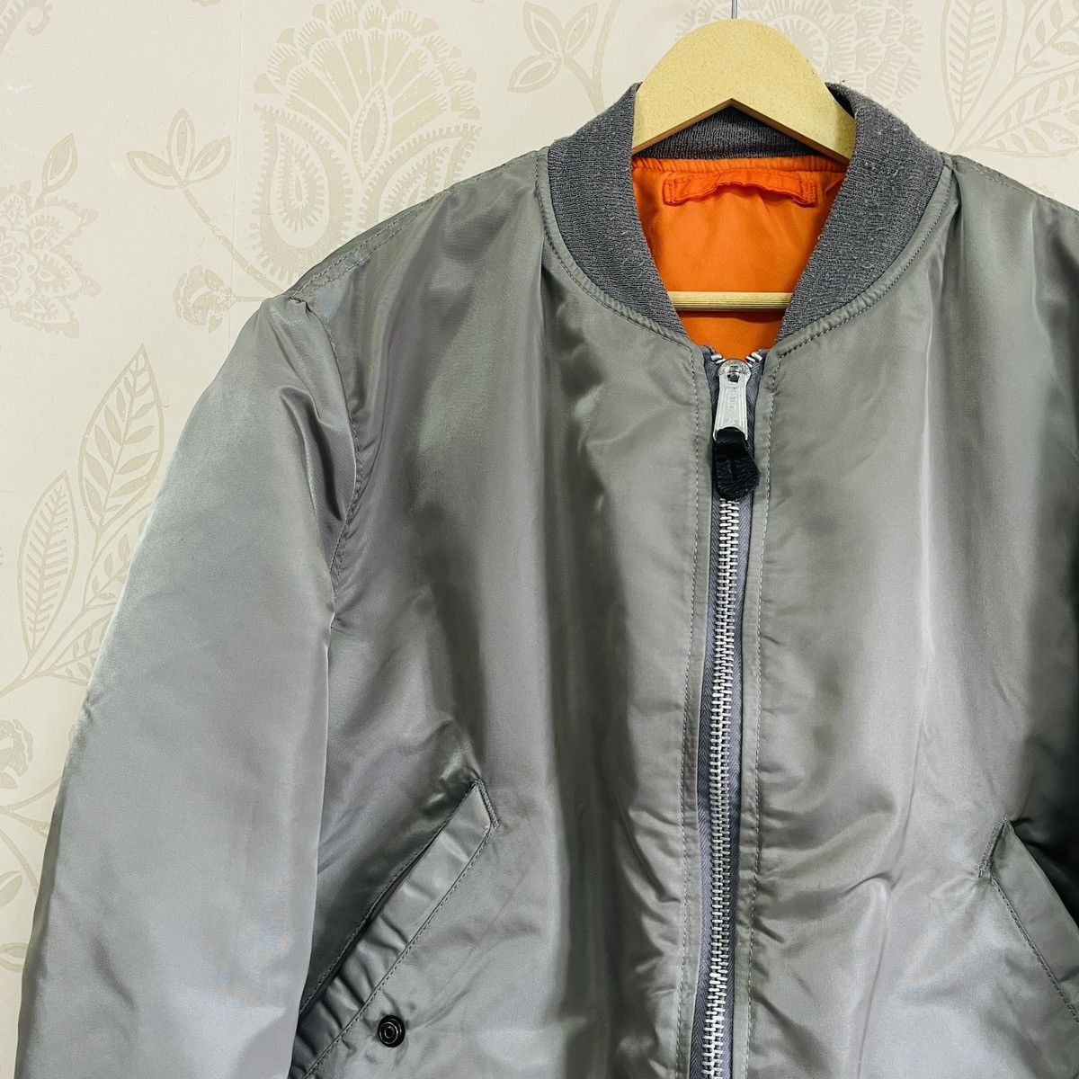 Alpha Industries Vintage Avirex Alpha Industries Reversible Bomber Jacket Size US L / EU 52-54 / 3 - 5 Thumbnail