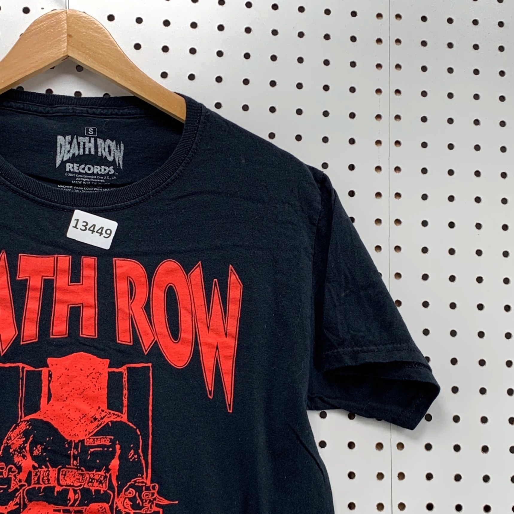 Vintage VINTAGE Death Row Records Mens Short Sleeve Shirt Black Small Red Lettering Size US S / EU 44-46 / 1 - 2 Thumbnail