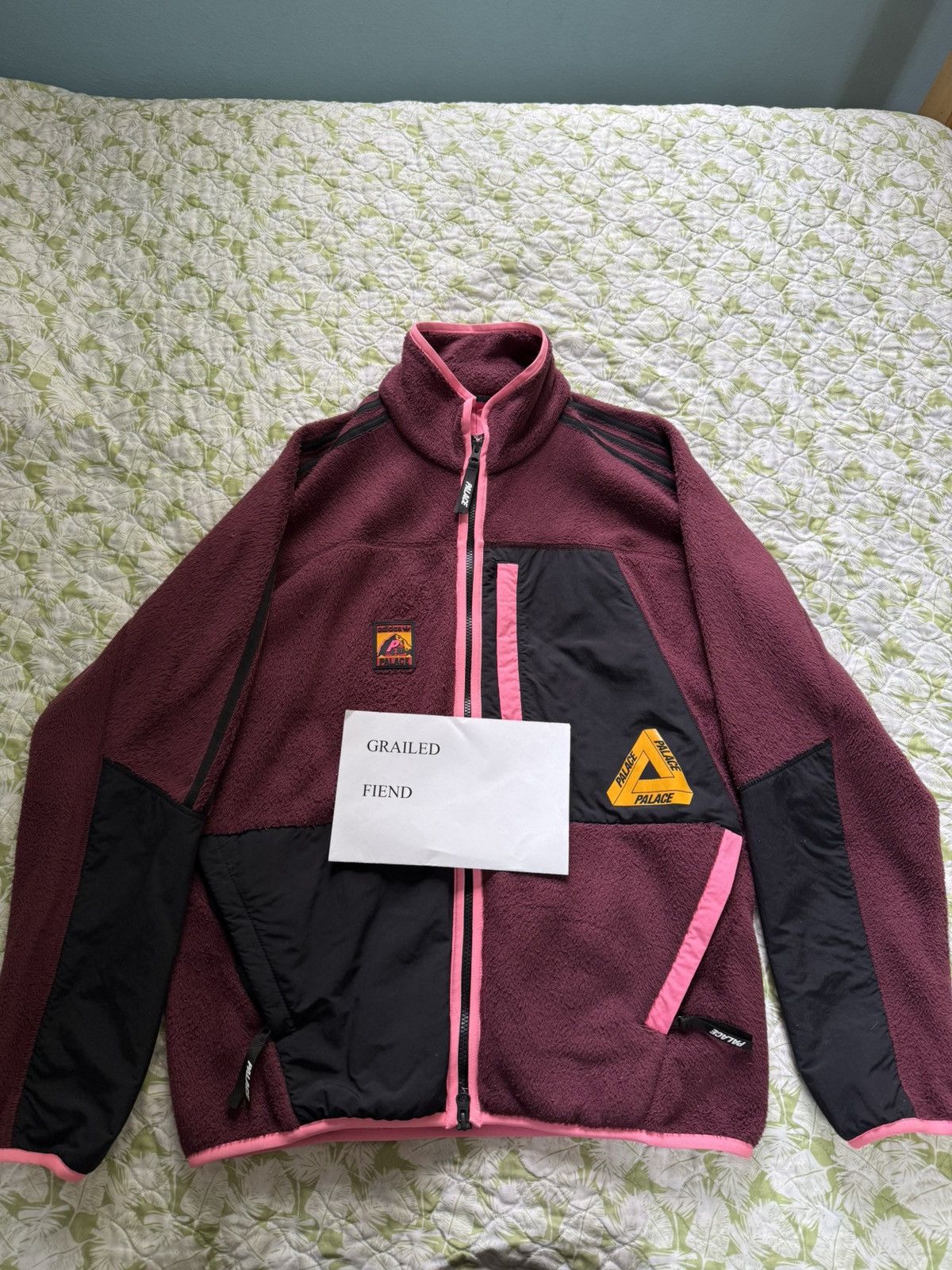 Palace x Adidas Fleece Zip Jacket