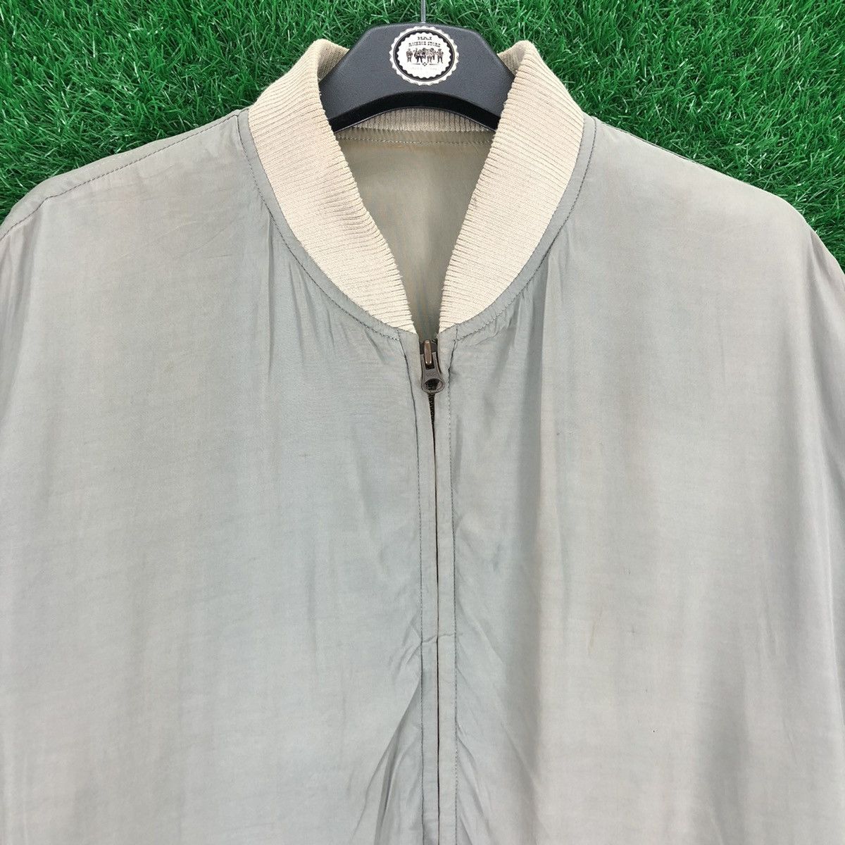 Vintage Vintage 80's Rayon Zipper Jacket Bomber Style by Yin & Yang Size US L / EU 52-54 / 3 - 7 Thumbnail