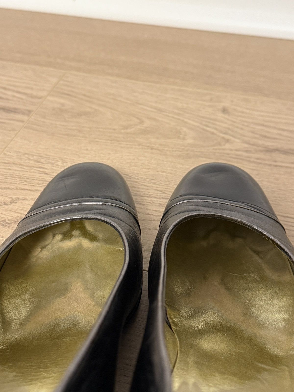 Bruno Magli Bruno Magli Black Leather Pumps Heels size 10 Size US 10 / IT 40 - 6 Thumbnail