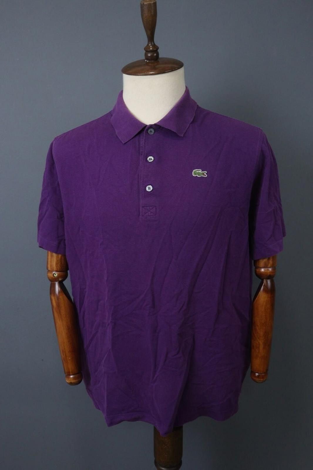 Lacoste Lacoste Purple 100% Cotton Collared Polo Shirt Size 8 Size US M / EU 48-50 / 2 - 1 Thumbnail