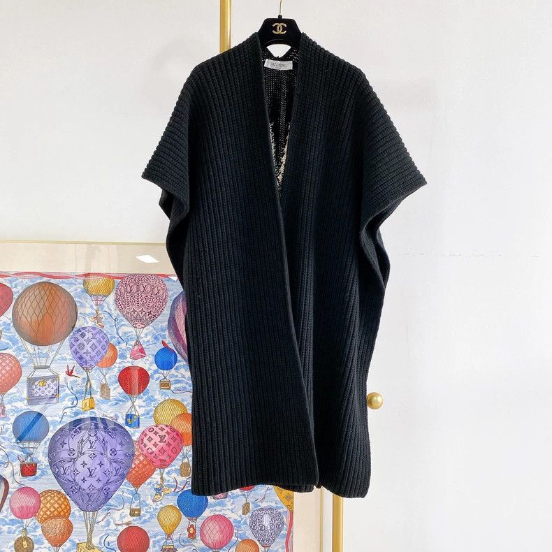 Valentino Valentino Black knitted cardigan Size XS / US 0-2 / IT 36-38 - 1 Thumbnail