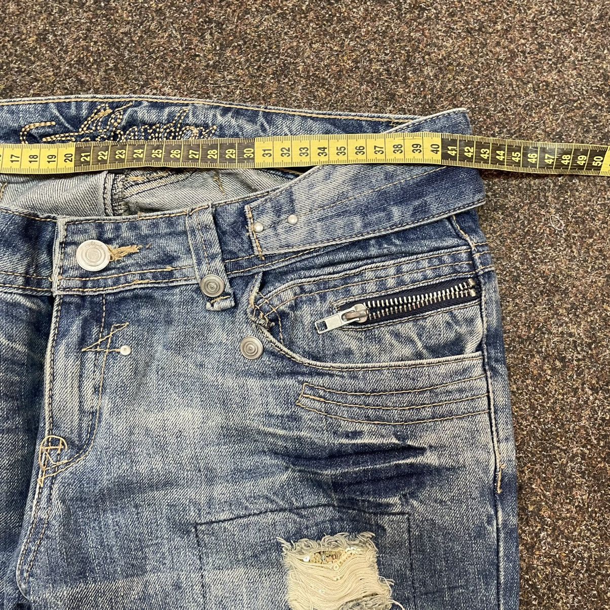 Vintage vintage pants bootcut jeans multi Y2K flared fade Size 34" / US 12 / IT 48 - 6 Thumbnail