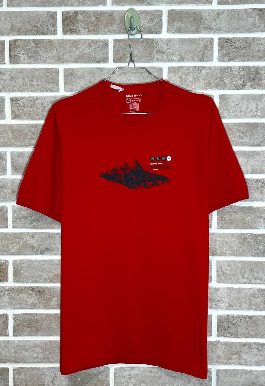 Other Quechua red short sleeve t-shirt mountain spirit Size US L / EU 52-54 / 3 - 1 Thumbnail