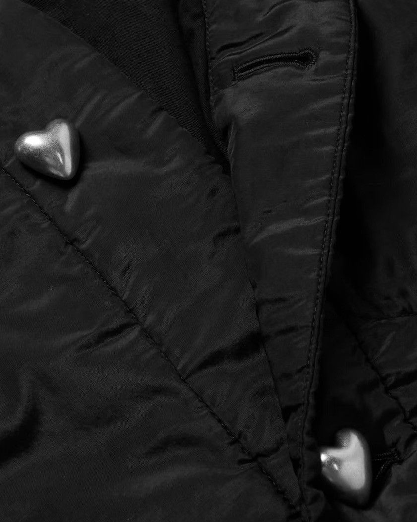 Acne Studios Acne Studios Oliber Quilted Long Coat Black Heart Buttons Size US L / EU 52-54 / 3 - 7 Thumbnail