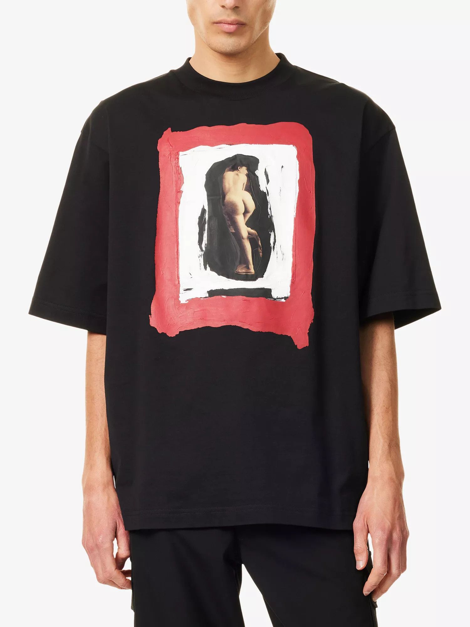 Marni o1w1db10526 T-Shirt in Black Size US L / EU 52-54 / 3 - 3 Thumbnail