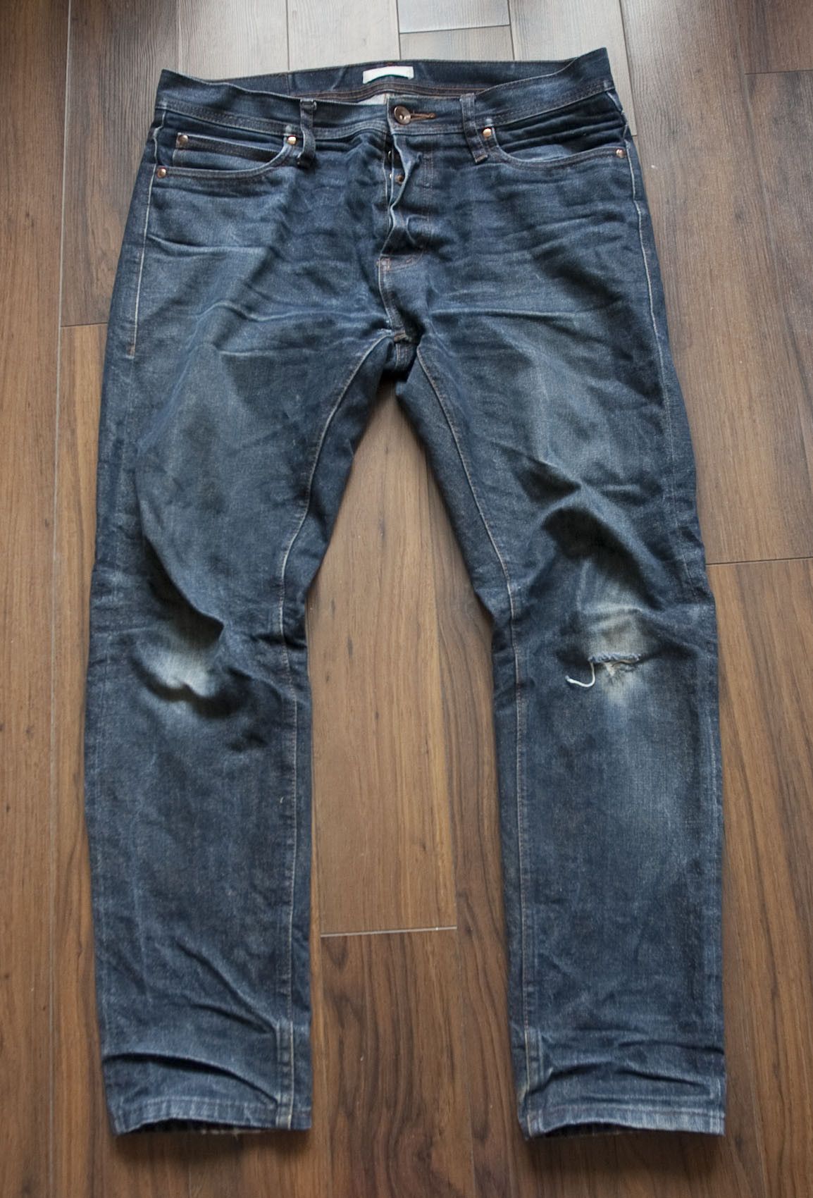 The Unbranded Brand The Unbranded Brand Jeans UB401 Selvedge Size 35x29.5 Size US 35 - 2 Thumbnail