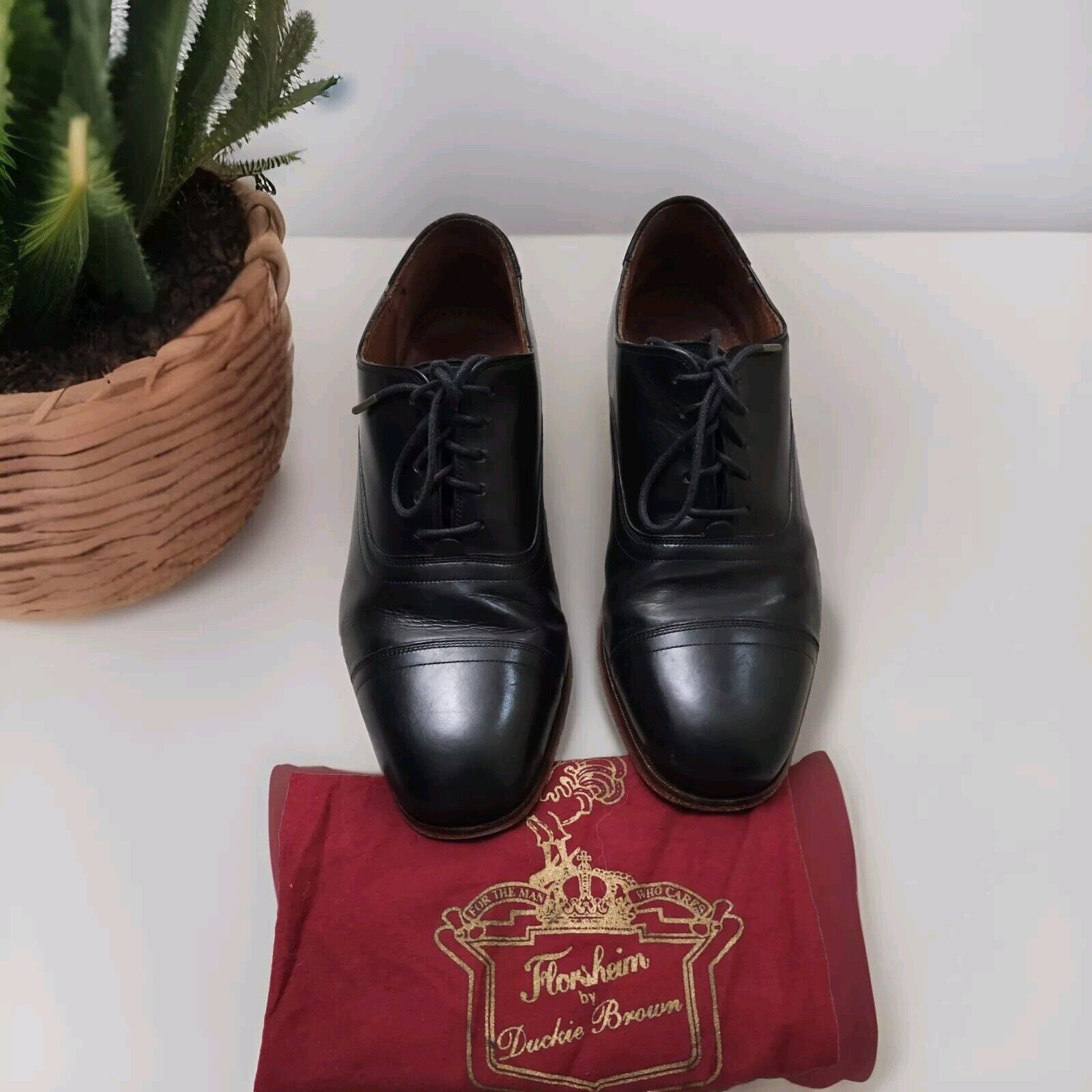 Florsheim Florsheim Duckie Brown Leather Oxford Black Shoe's Size 8D Size US 8 / EU 41 - 1 Thumbnail
