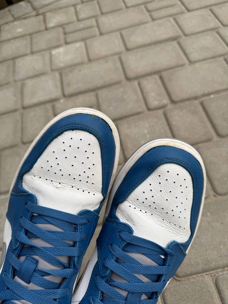 Jordan Brand Nike Air Jordan 1Low True Blue Uk 10 Size US 11.5 / EU 44-45 - 13 Thumbnail
