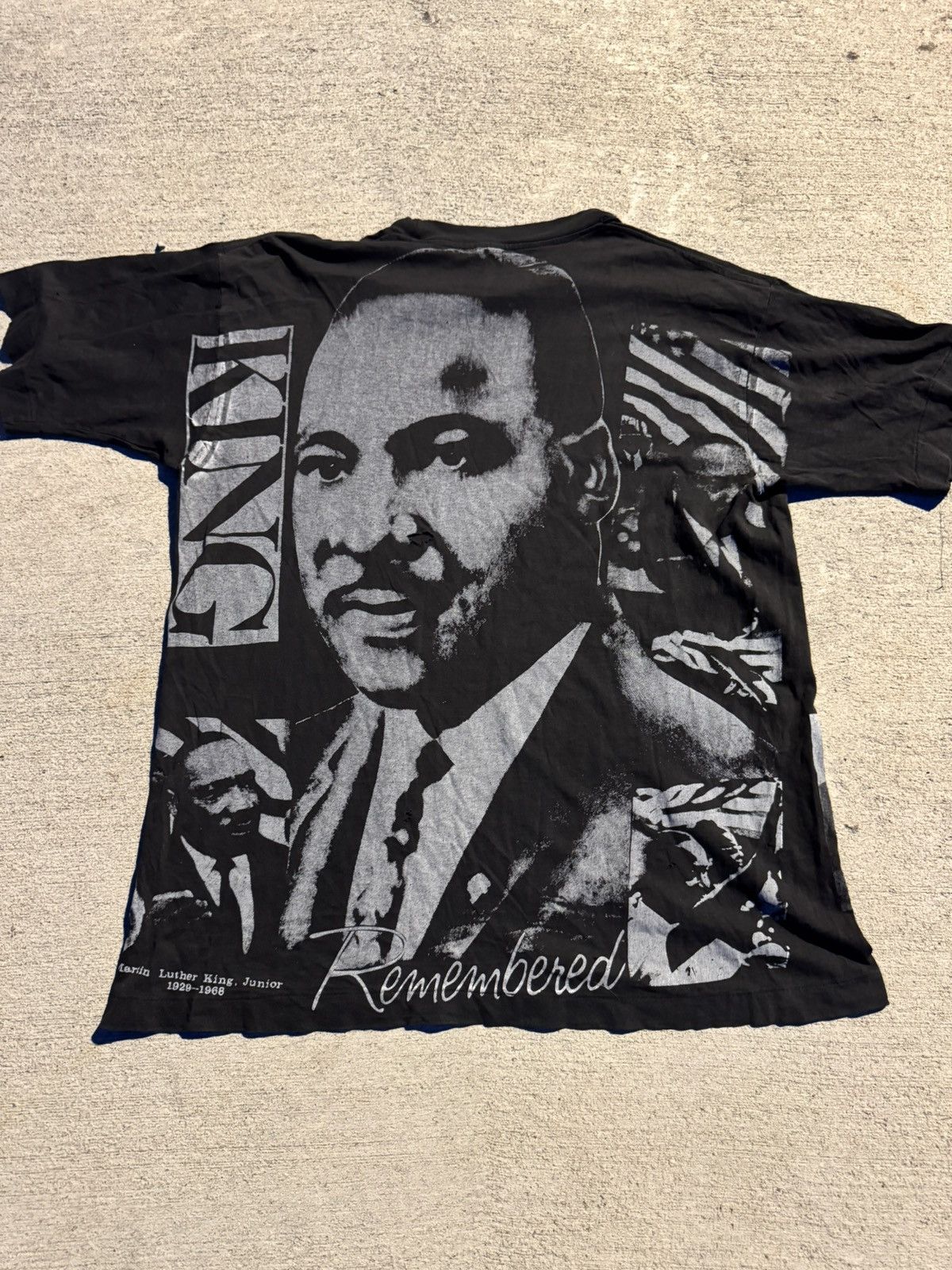 Vintage Malcom X & MLK Vtg Black History Tee Size US XXL / EU 58 / 5 - 2 Thumbnail