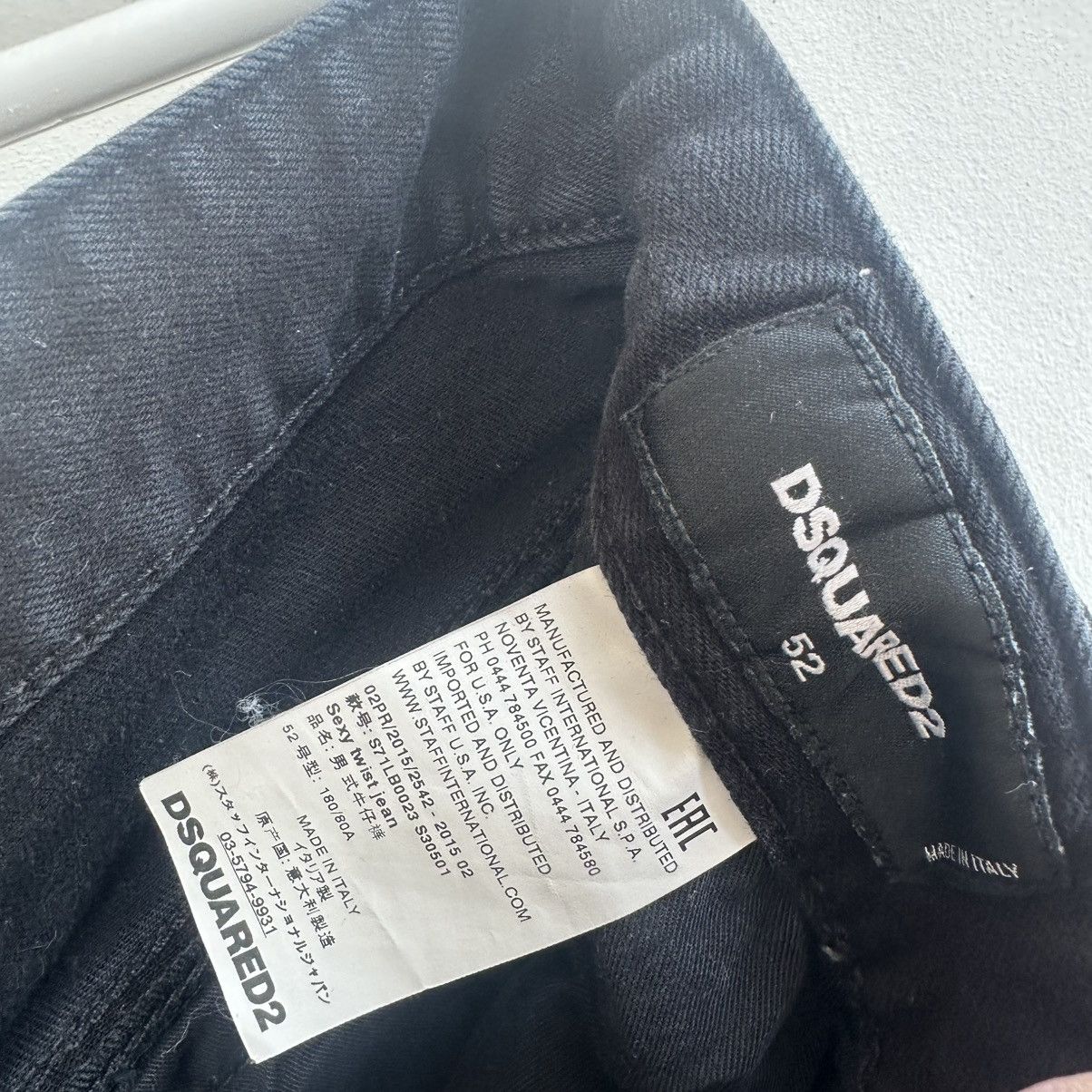 Dsquared2 Dsquared2 sexy twist mens jeans size 52 Size US 36 / EU 52 - 7 Thumbnail