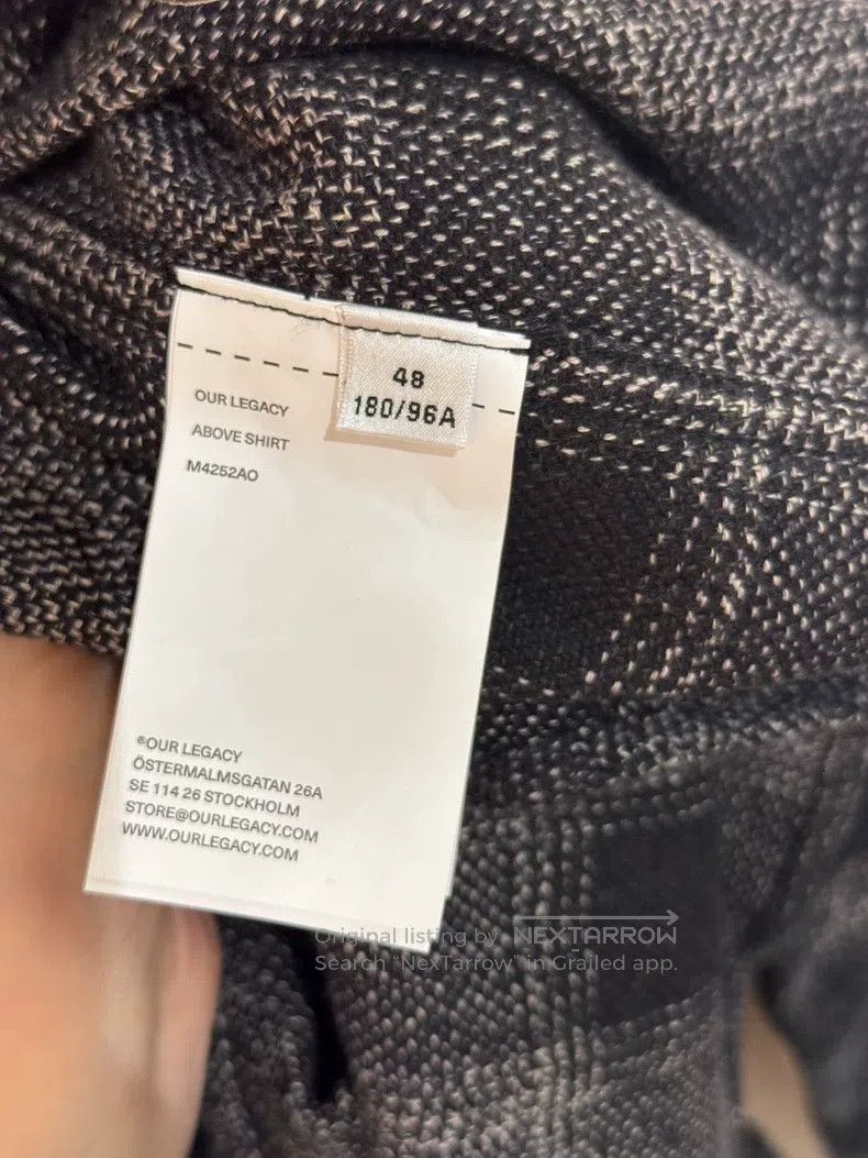 Our Legacy Our Legacy Loose checkered shirt Size US M / EU 48-50 / 2 - 8 Thumbnail