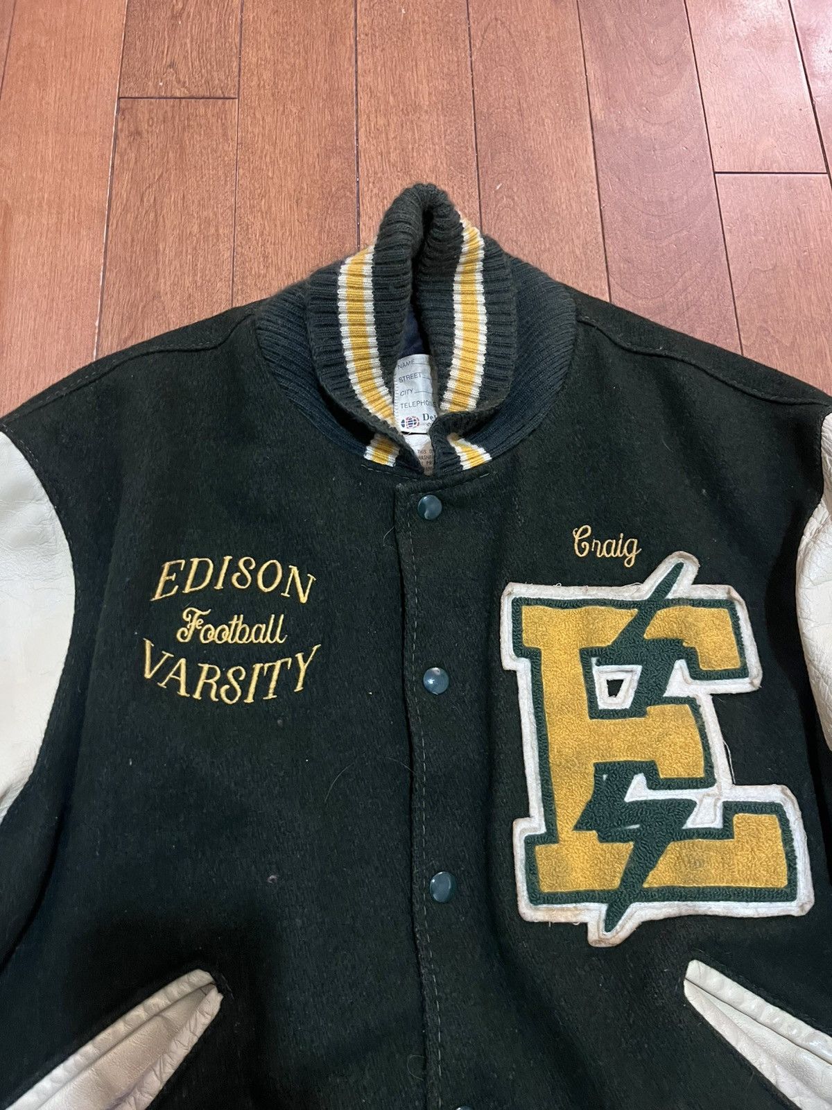 Vintage Vintage football bomber jacket Size US L / EU 52-54 / 3 - 1 Thumbnail