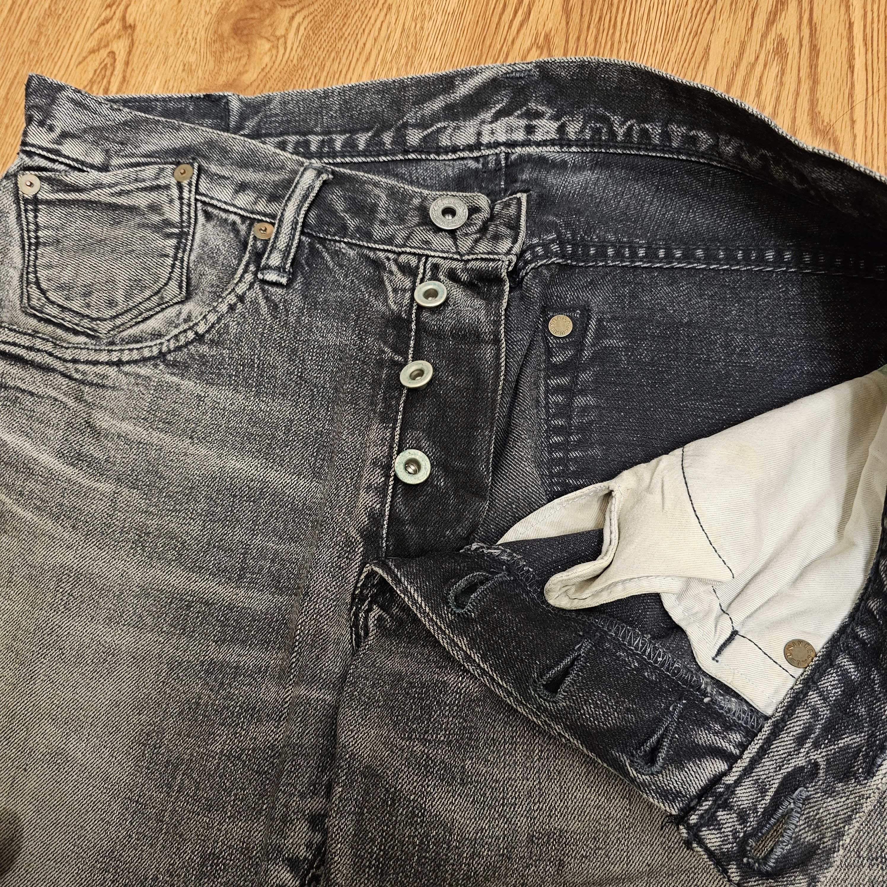Markaware Vintage Mark a Japan Distressed Selvedge Jeans Size US 34 / EU 50 - 6 Thumbnail
