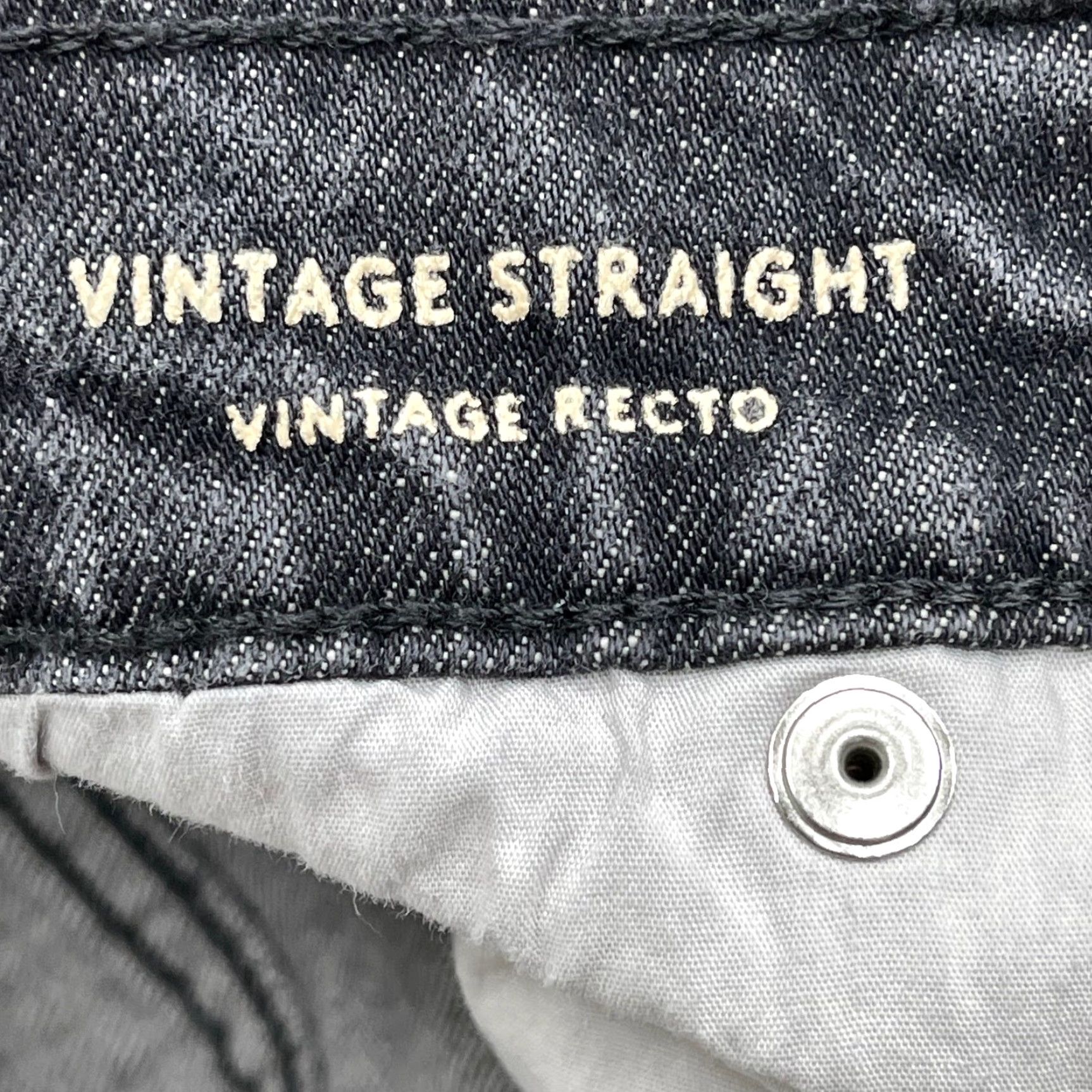 Vintage VINTAGE Universal Thread Jeans 8 Gray Denim Button Fly Straight Style 90s Grunge Retro Women Size 30" / US 8 / IT 44 - 3 Thumbnail